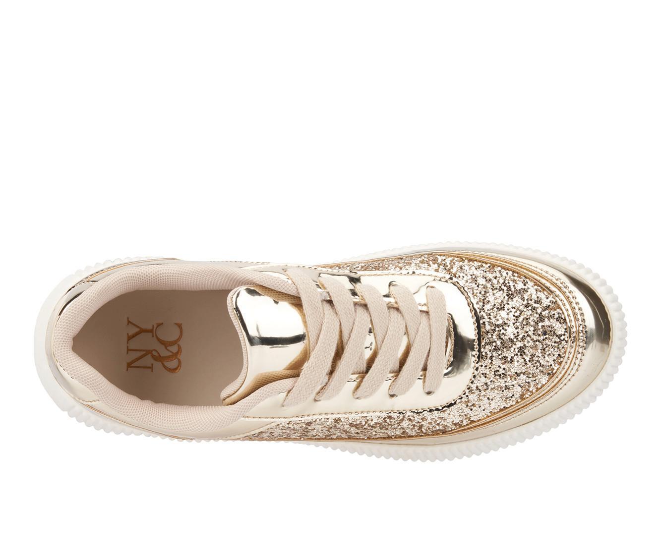 Women's New York and Company Tana Wedge Platform Sneakers Product Image