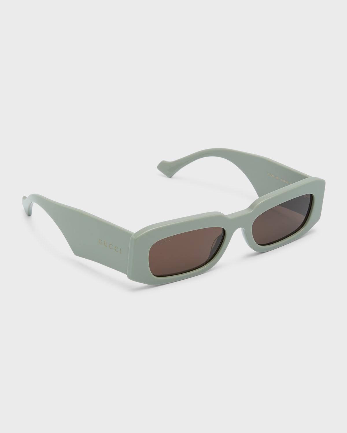 Mens GG1426Sm Acetate Rectangle Sunglasses Product Image