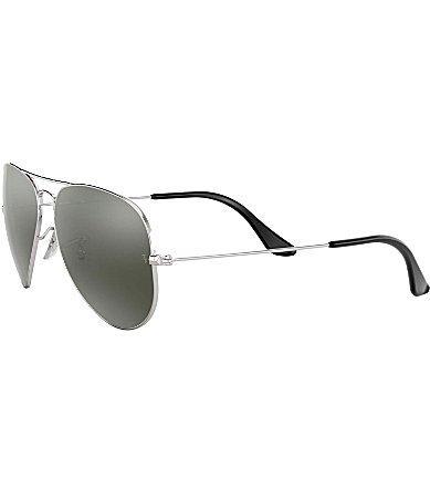 Ray-Ban Unisex 58mm Gradient Aviator Sunglasses in Black at Nordstrom Product Image