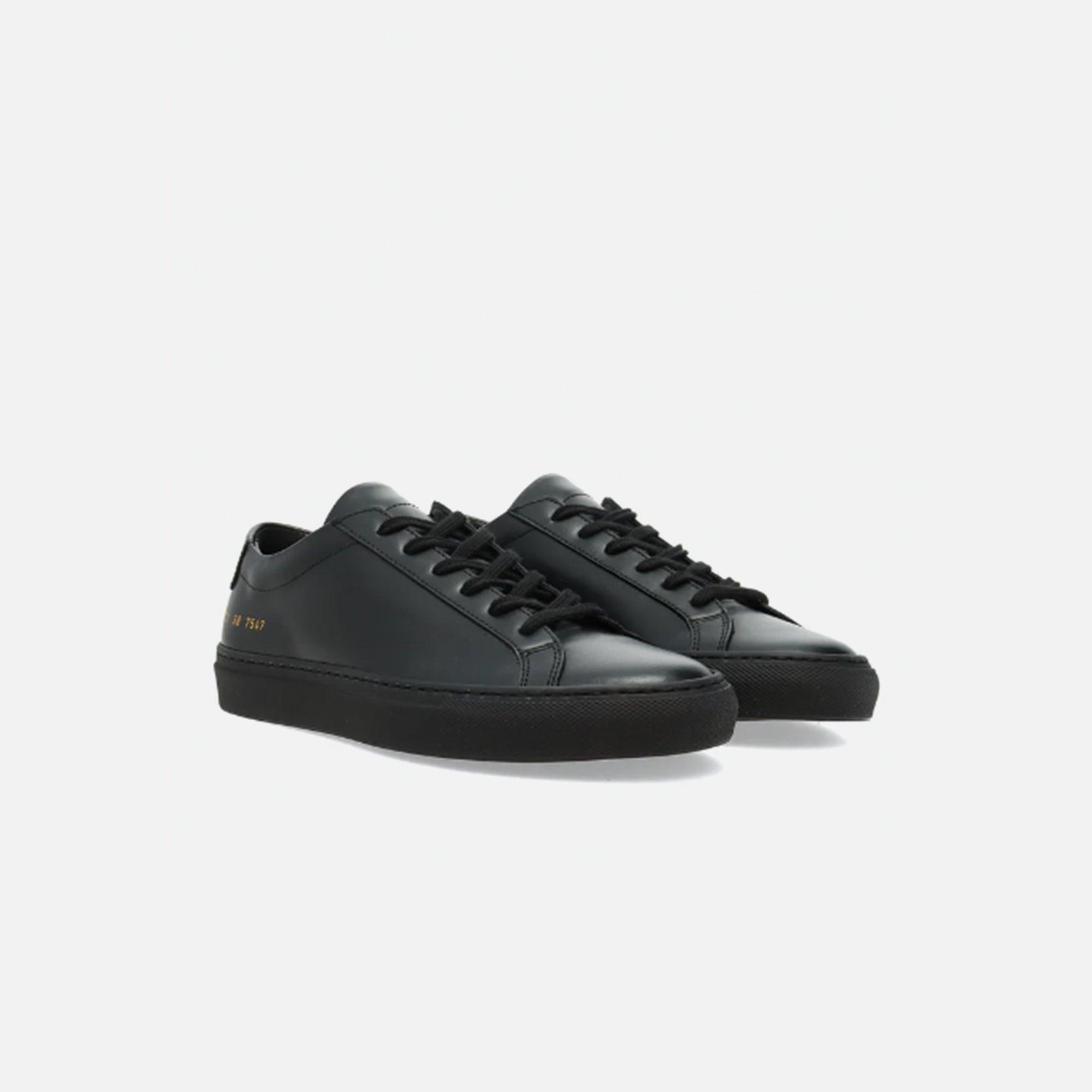 Common Projects WMNS Original Achilles Low - Black Female Product Image