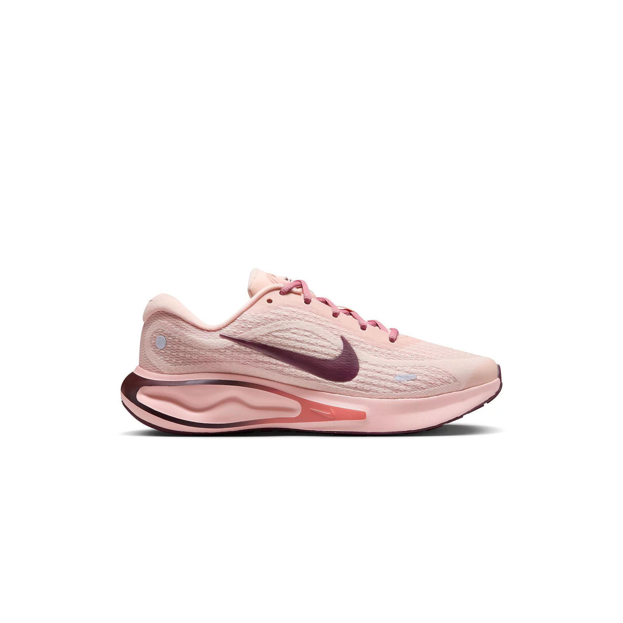 Nike Journey Run Women's Road Running Shoes, Size: 8.5, Guava White Product Image