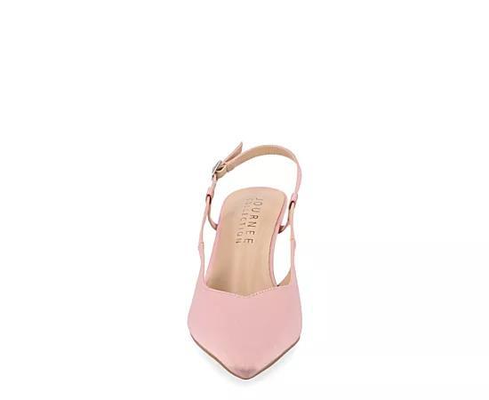 Journee Collection Knightly Womens Slingback Heels Red Product Image