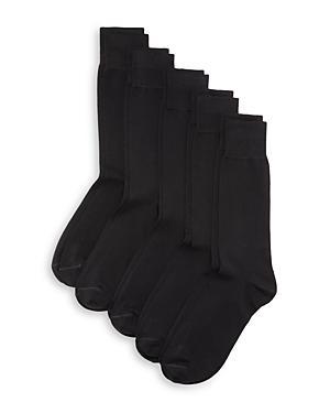 The Mens Store at Bloomingdales Cotton Crew Socks, Pack of 5 Product Image