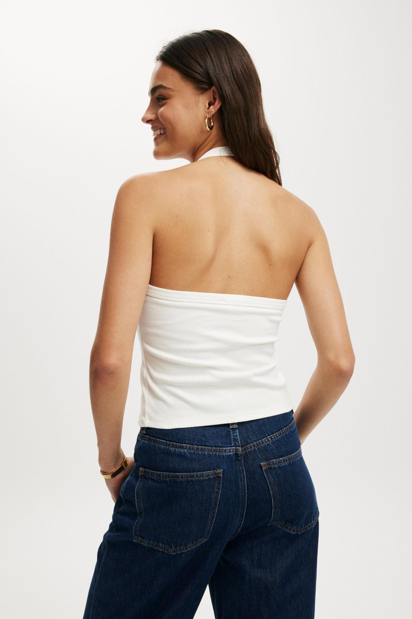 Alexa Button Front Halter Product Image