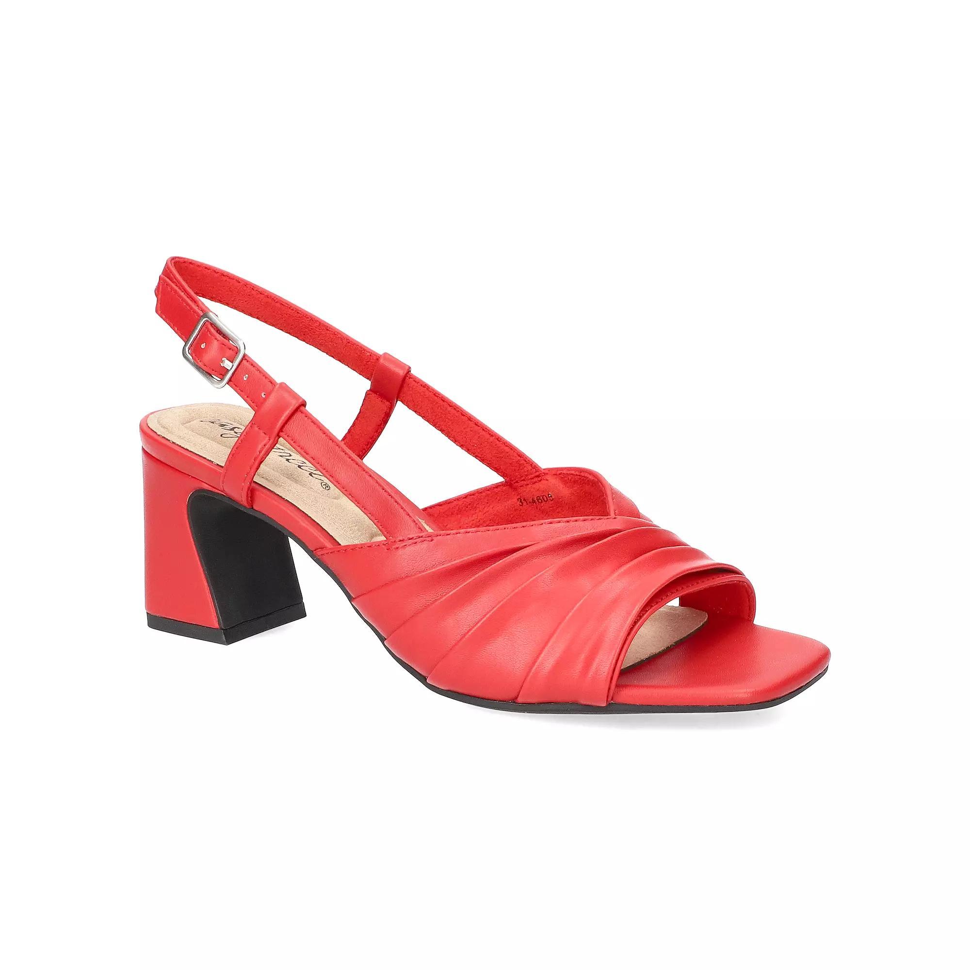 Easy Street Lucie Women's Square Toe Dress Sandals, Size: 11, Red Product Image