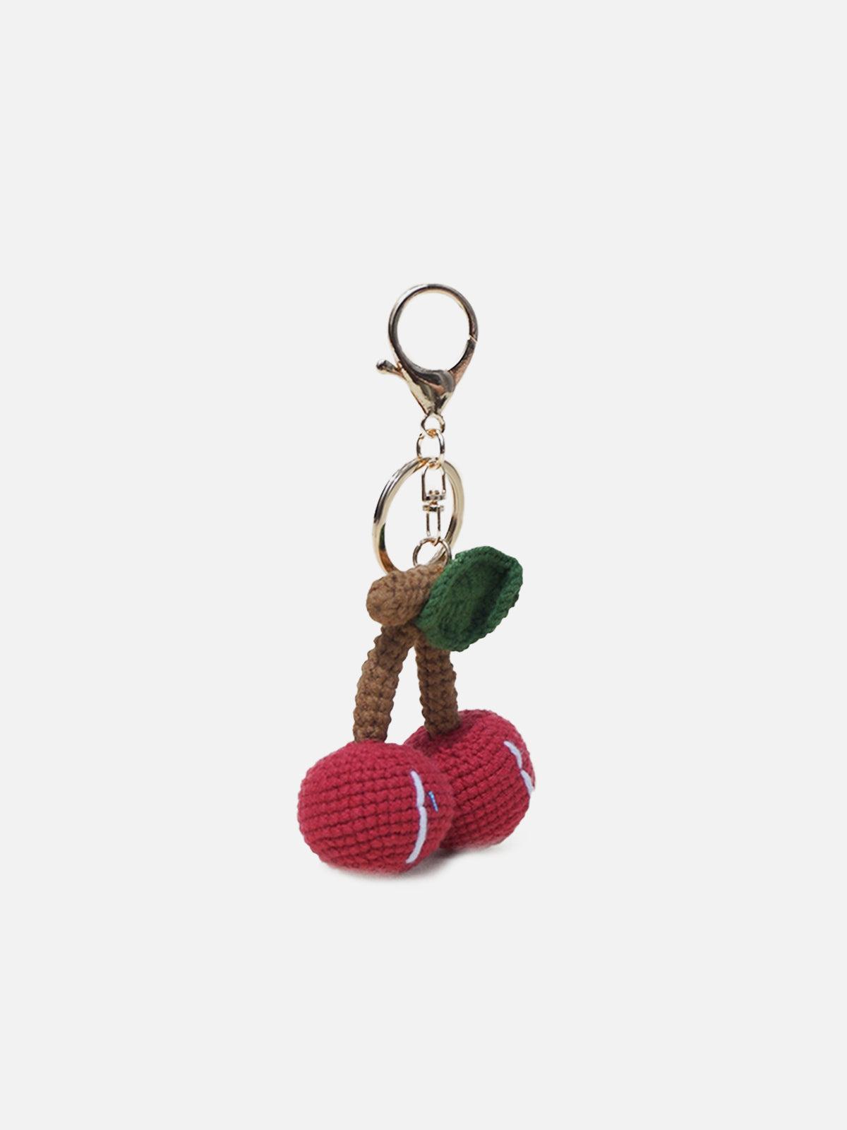 Crochet Cherry Keychain Product Image