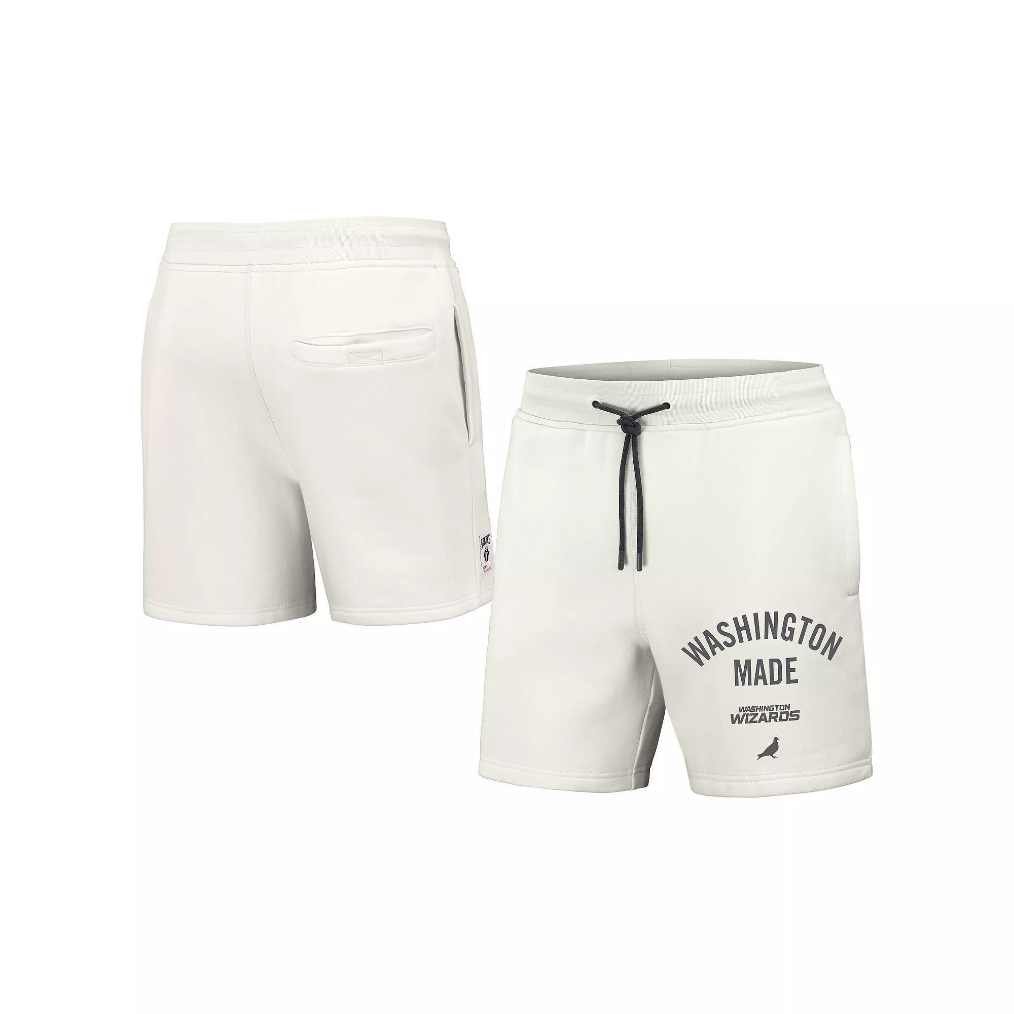 Men's NBA x Staple Cream Washington Wizards Heavyweight Fleece Shorts, Size: Large, Wiz Beige Product Image
