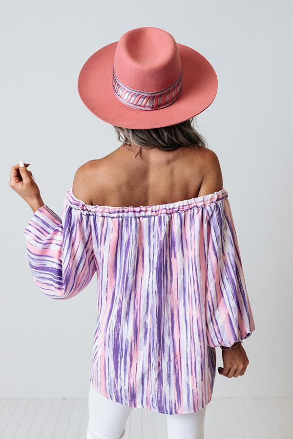 First Class Treatment Shift Top in Lavender Product Image