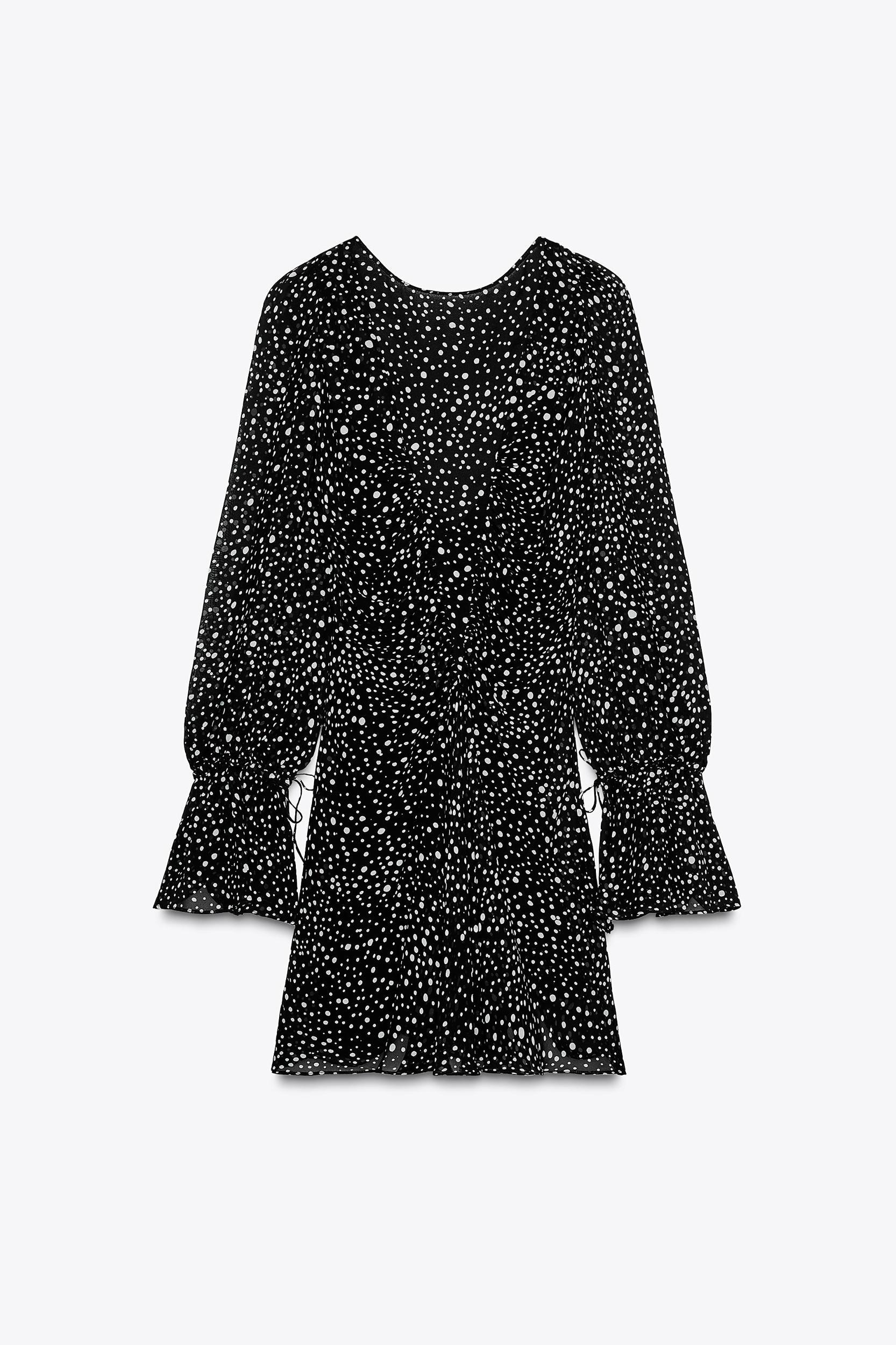 ZW COLLECTION POLKA DOT MINI DRESS Product Image