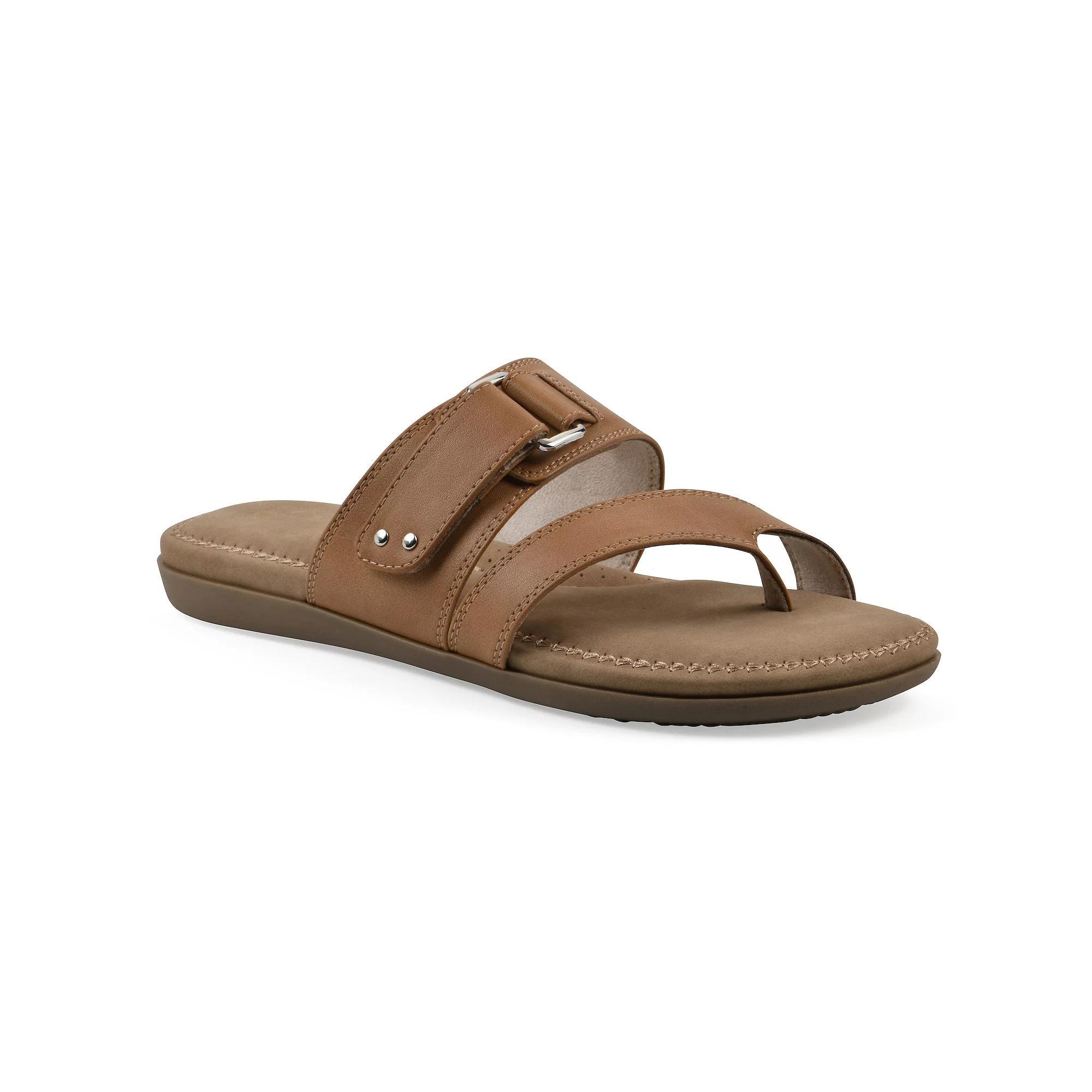 Cliffs by White Mountain Fancify Women's Slip-on Sandals, Size: 6 Medium, Naturalburnishedsmo Product Image