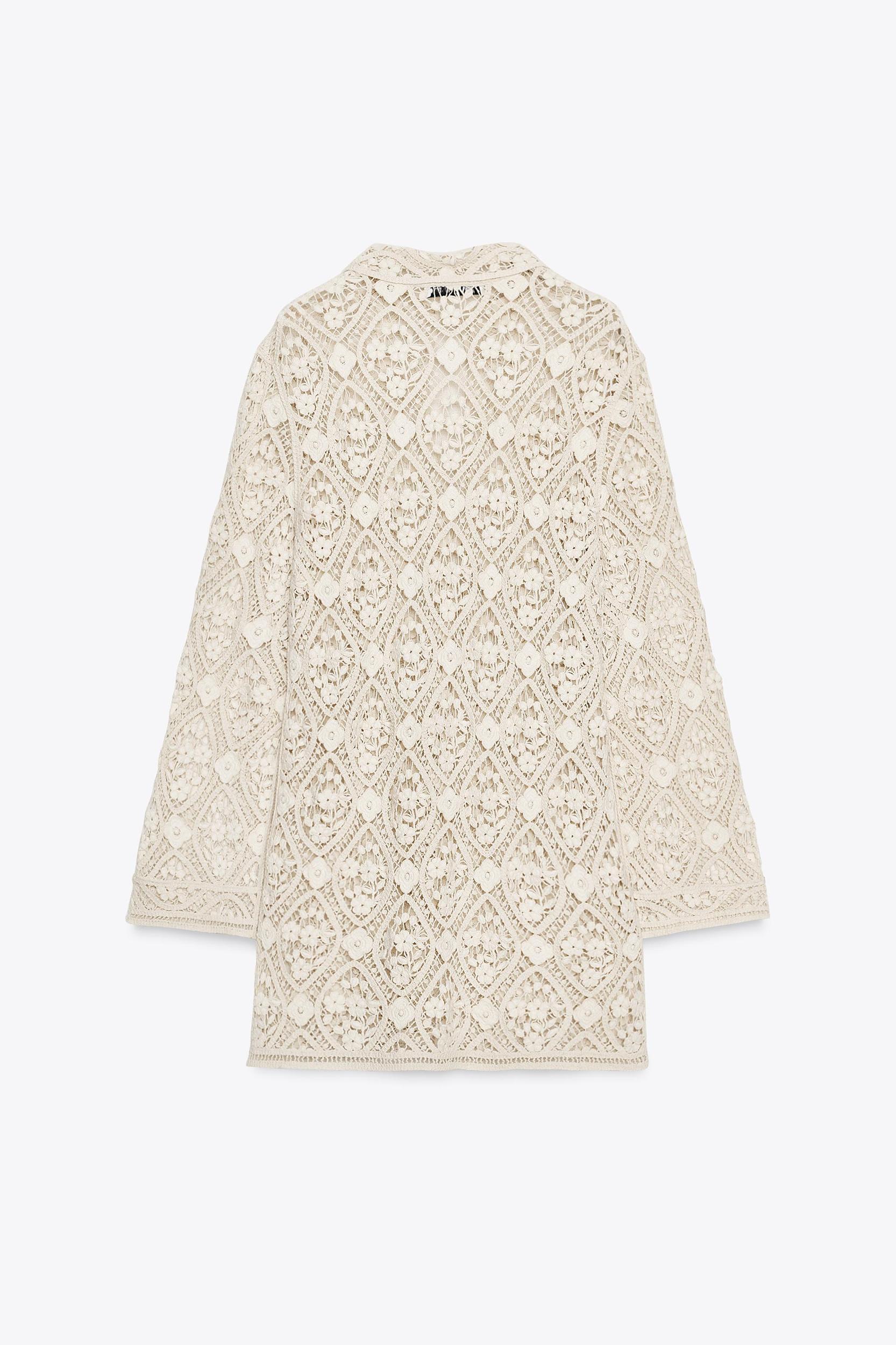 ZW COLLECTION CROCHET MINI DRESS Product Image