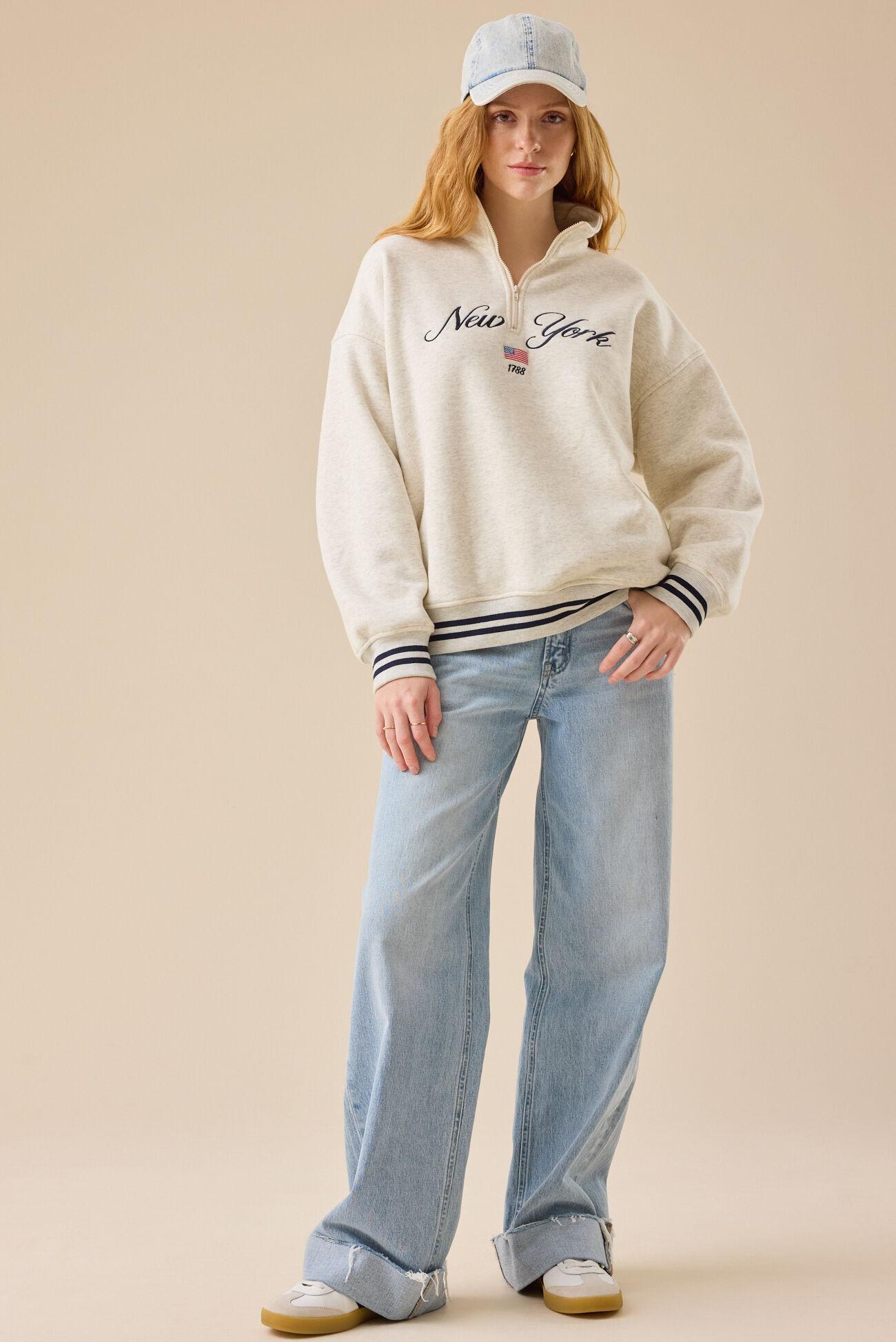 New York Varsity Quarter Zip Product Image
