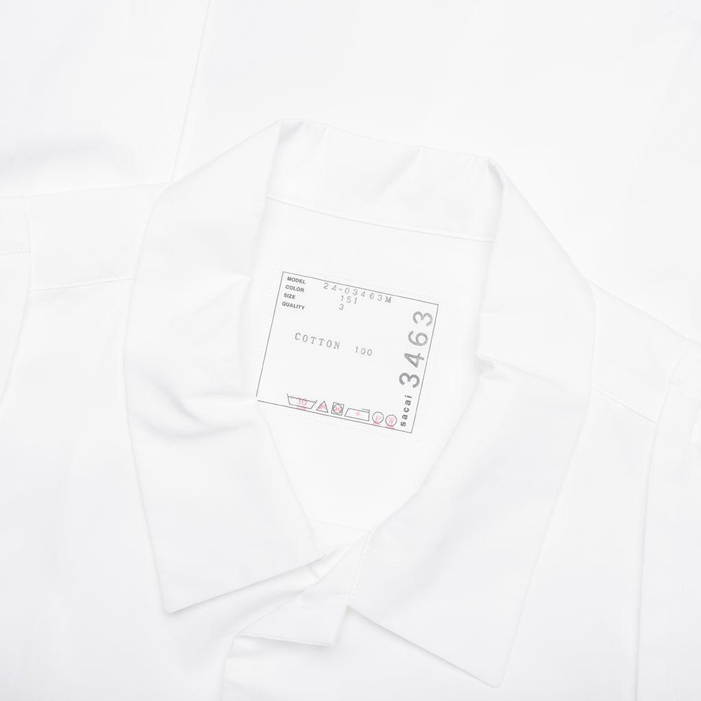 Cotton Poplin Shirt - Off White Male Product Image