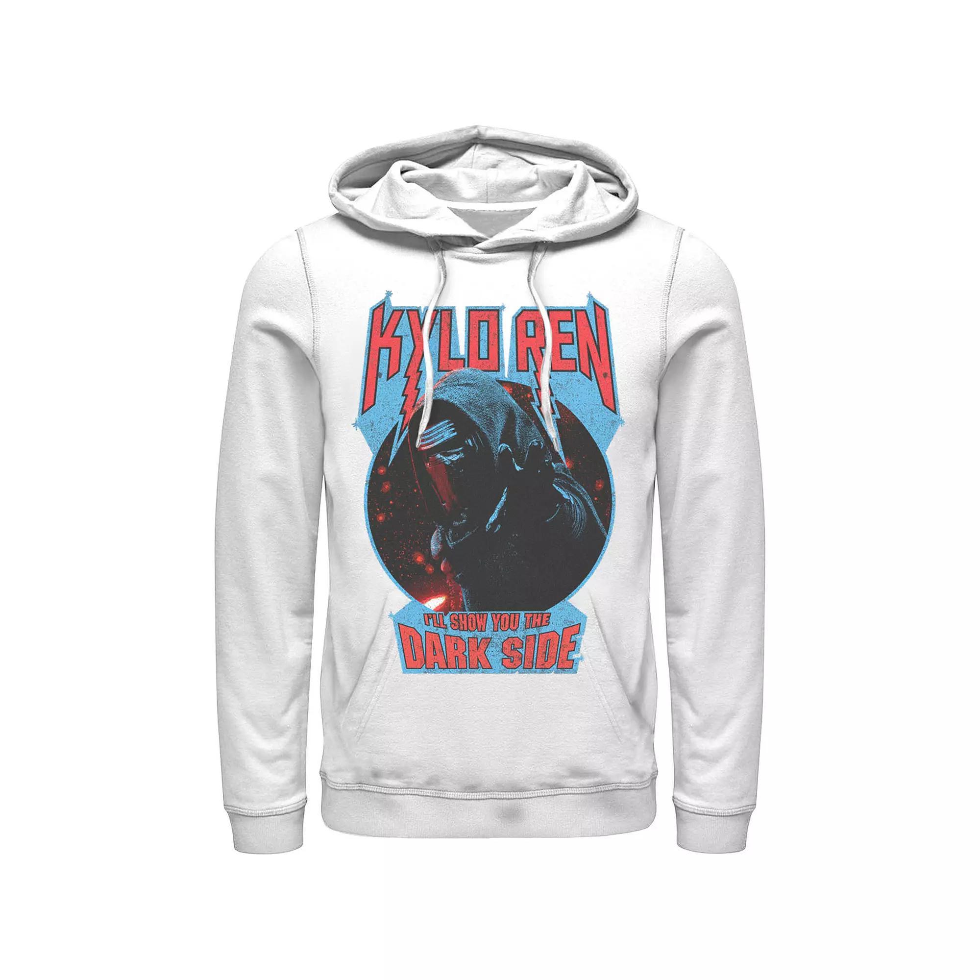Men's Star Wars Kanji Title Card Hoodie, Size: Large, Grey Heather Product Image