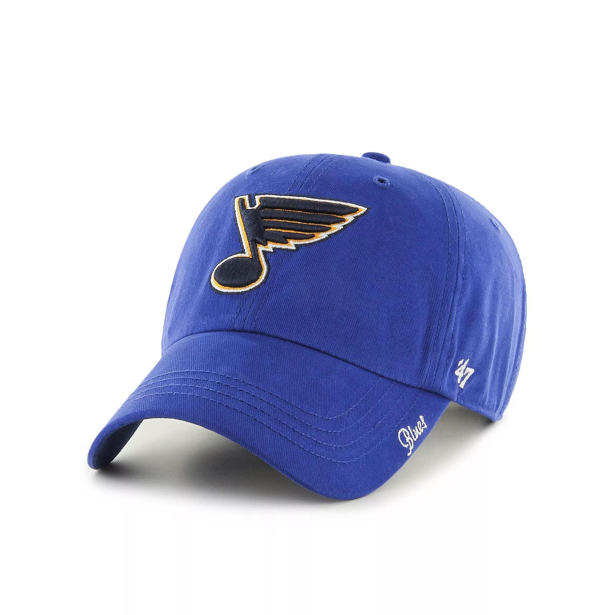 Women's '47 Blue St. Louis Blues Team Miata Clean Up Adjustable Hat Product Image