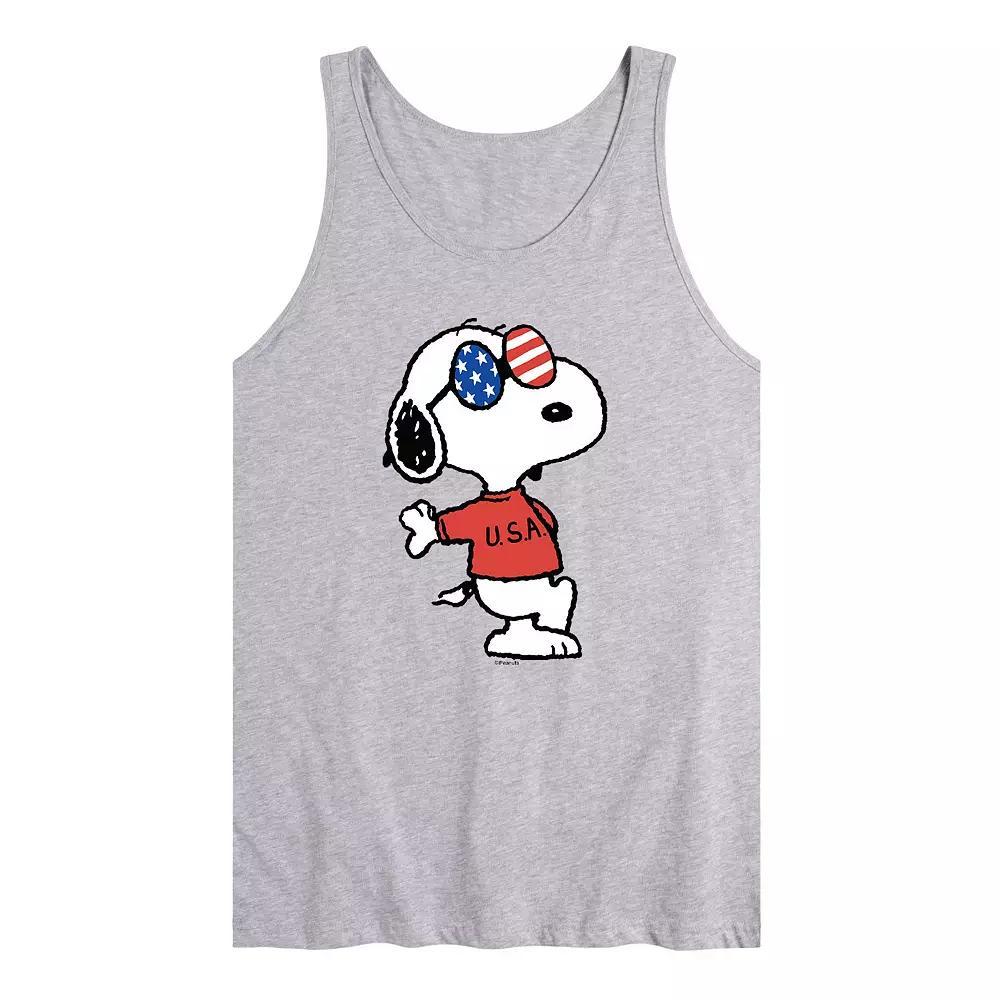 Mens Peanuts Americana Snoopy Cool Tank Top Product Image