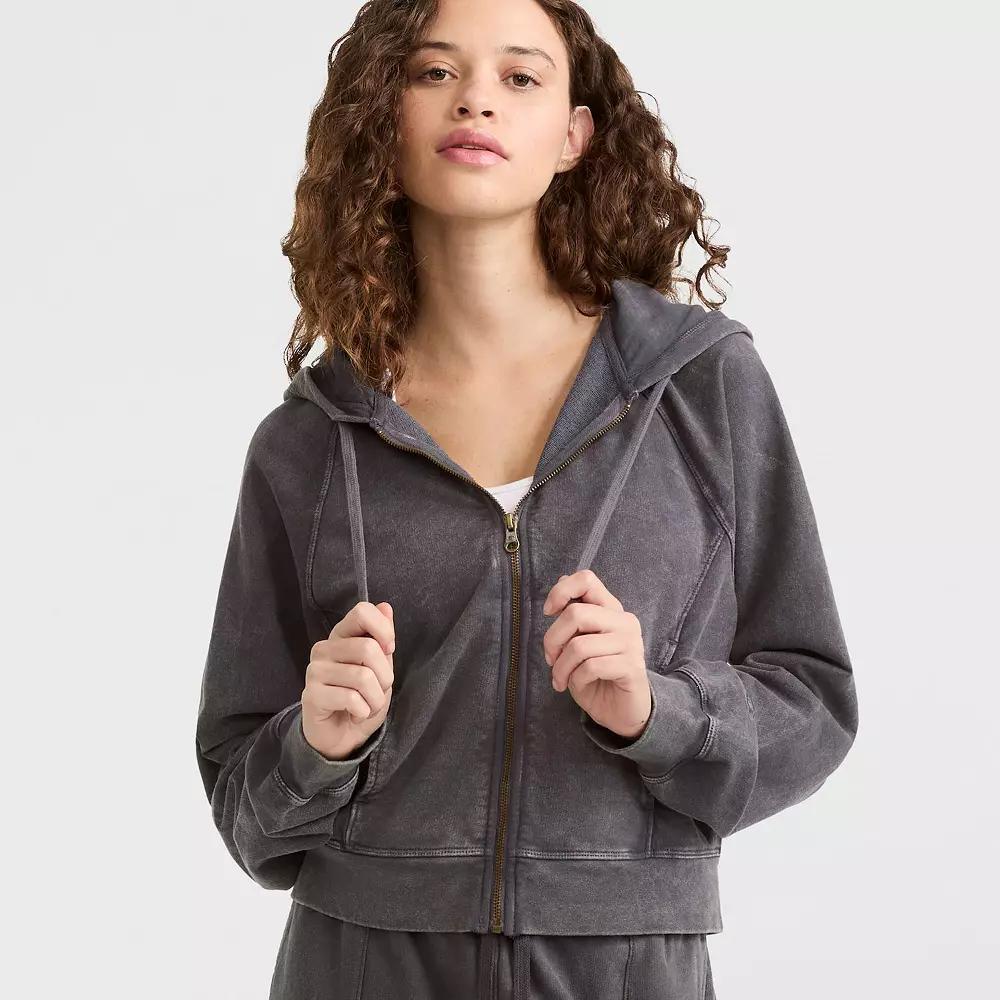 Women's Champion® Vintage Wash Full-Zip Hoodie, Size: Small, Our Fave Pink Product Image