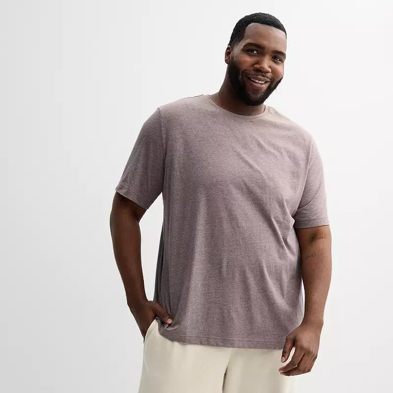 Big & Tall Tek Gear® Essential Gear Tee, Men's, Size: 4XB, Gray Product Image