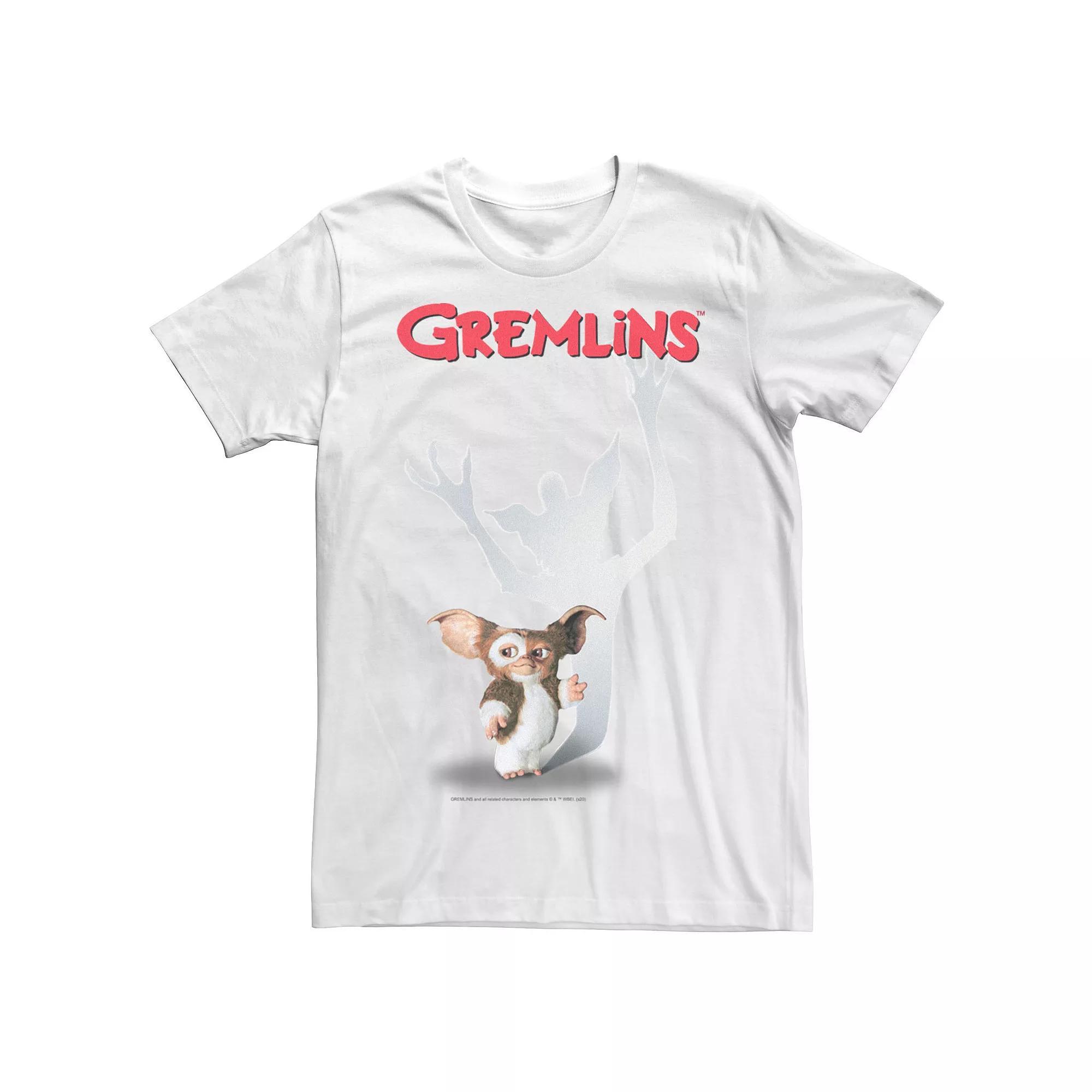 Men's Gremlins Shadow Movie Poster Tee, Size: XL, White Product Image