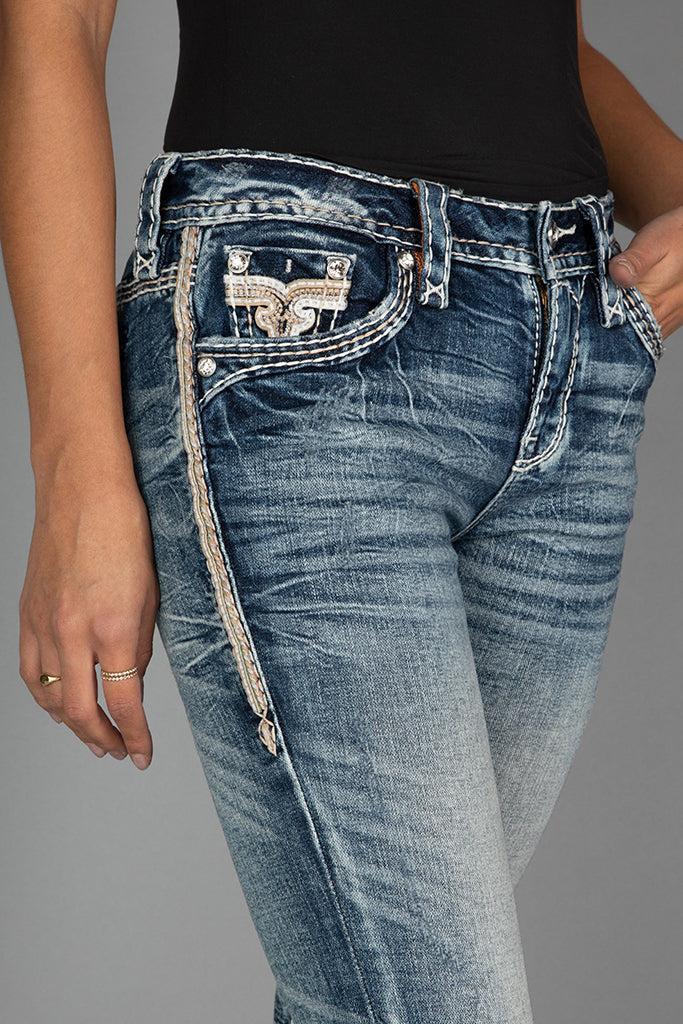 Edaline Straight Jeans Product Image