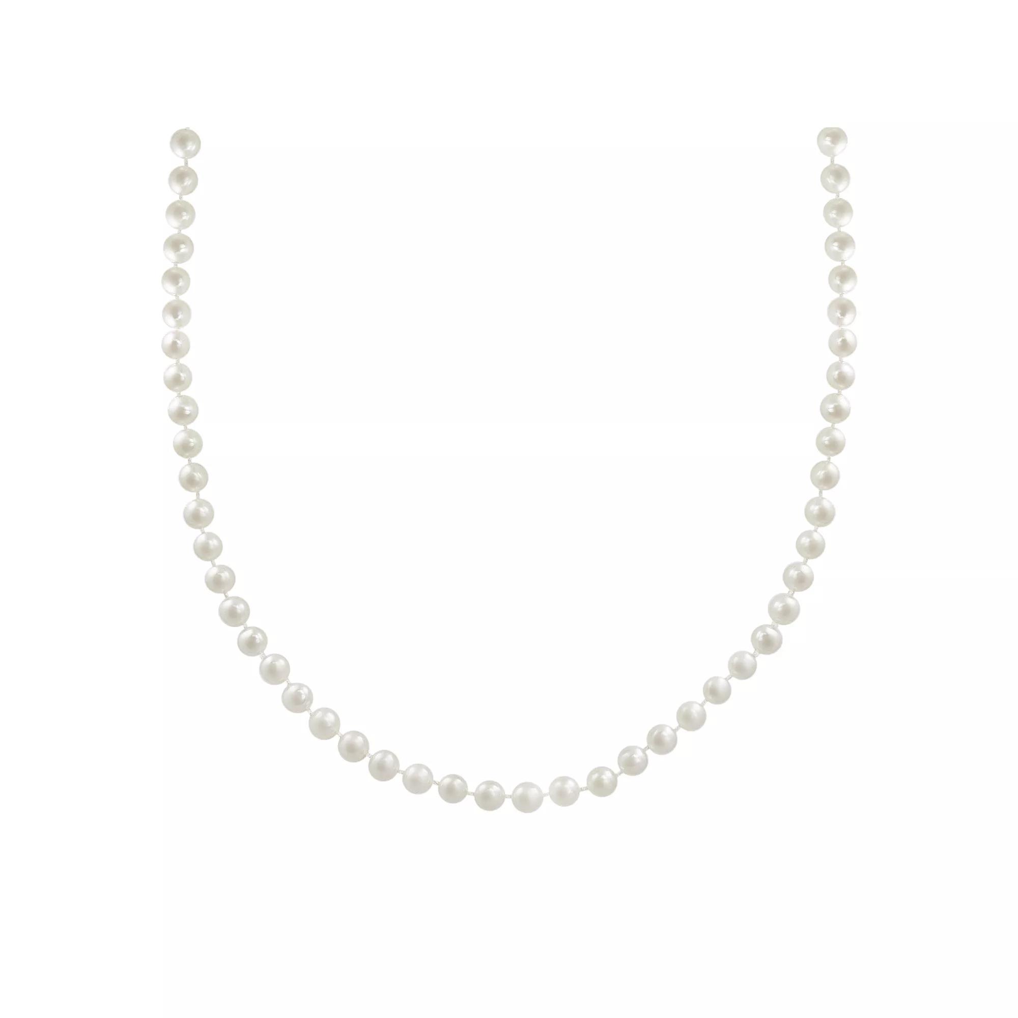 10k Gold Freshwater Cultured Pearl Necklace - 23, Womens, White Product Image