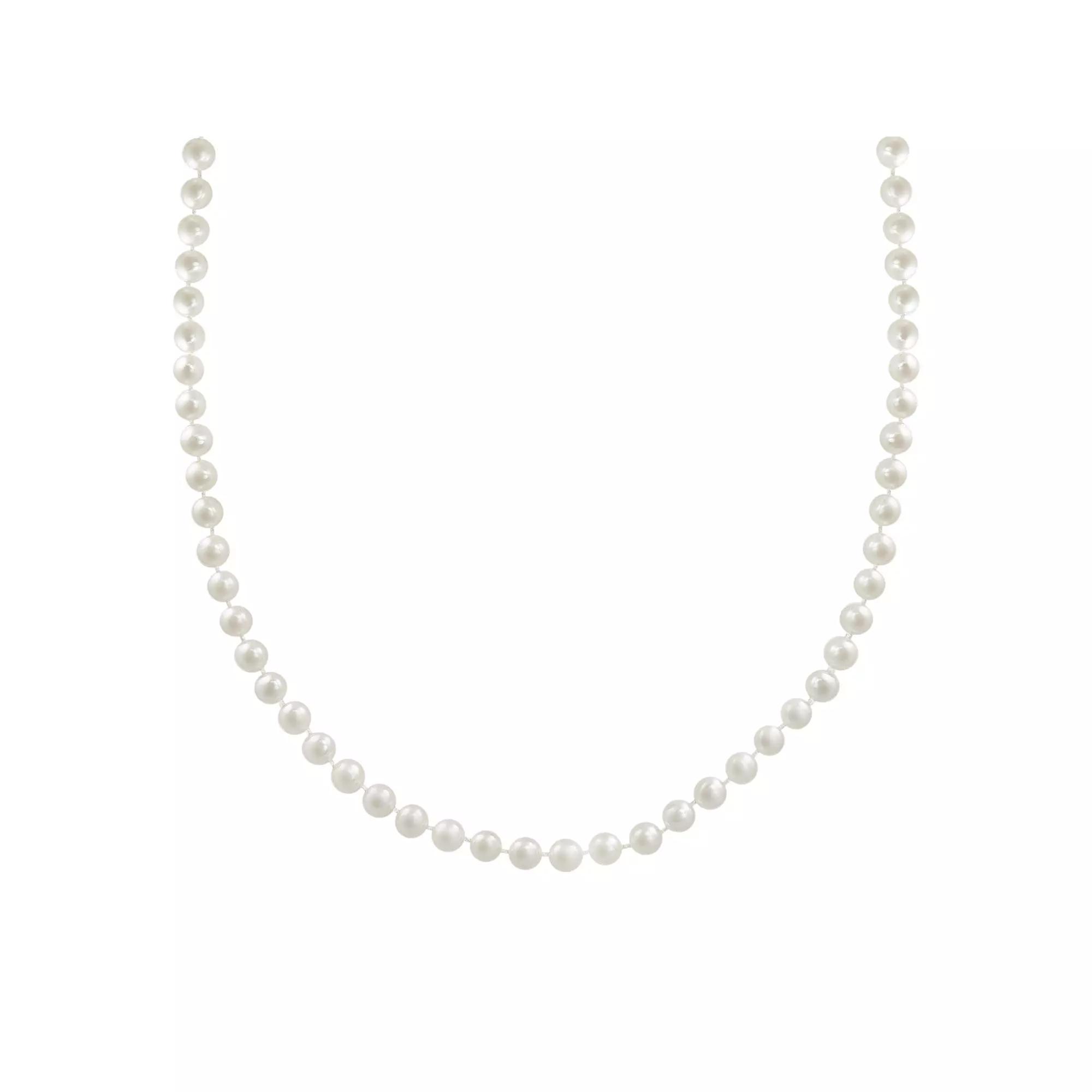 10k Gold Freshwater Cultured Pearl Necklace - 23, Womens, White Product Image