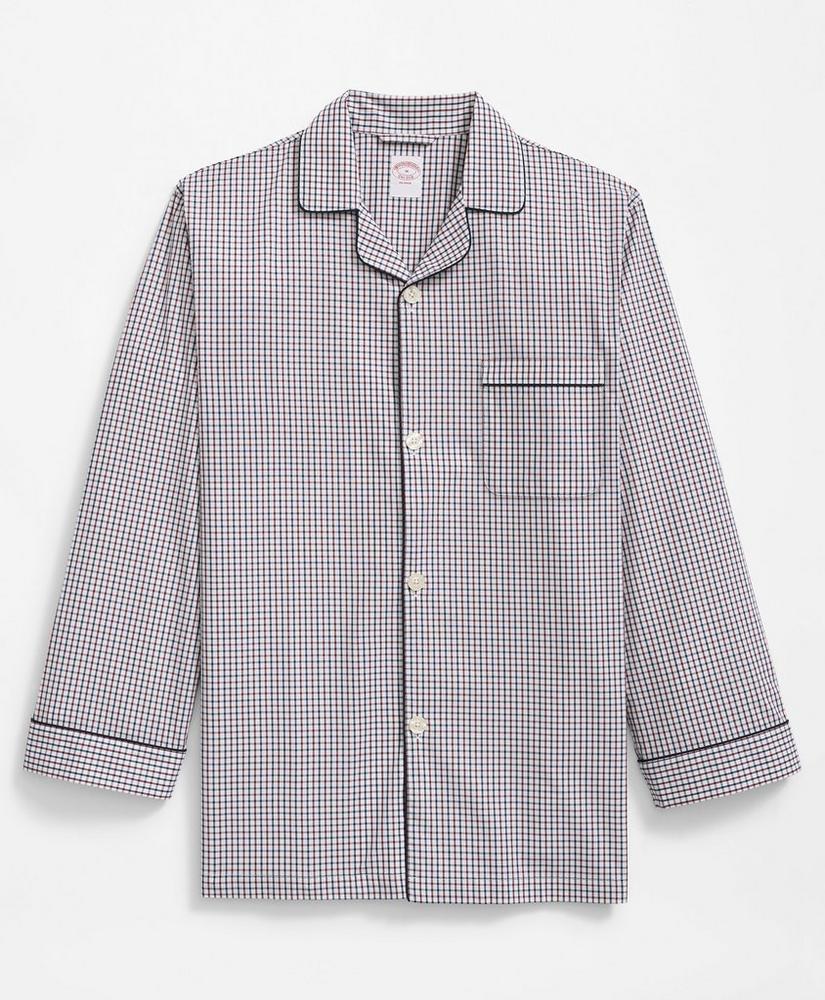 Cotton Broadcloth Tattersall Pajamas Product Image