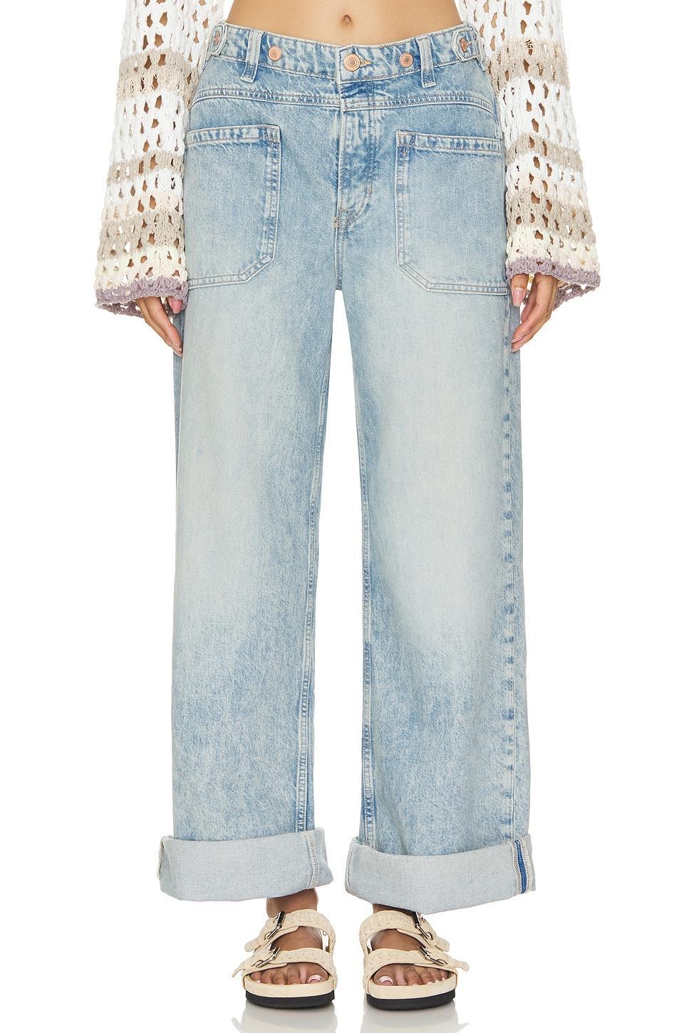 x We The Free Palmer Cuffed Wide Leg Free People Product Image