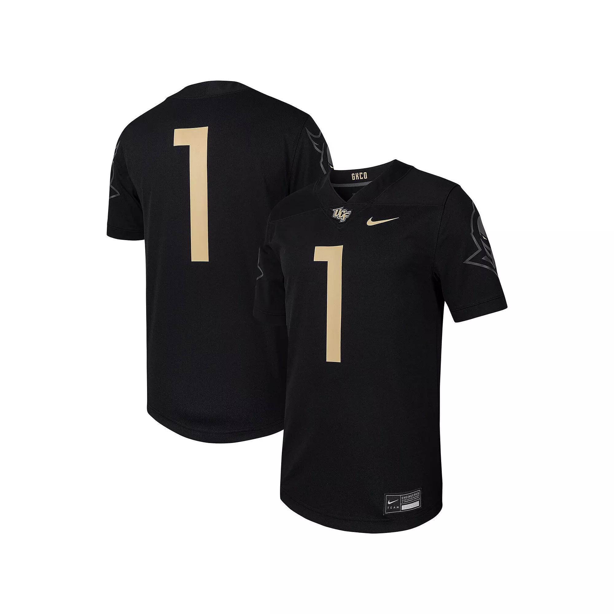 Men's Nike #1 Black UCF Knights Untouchable Replica Football Jersey, Size: 3XL Product Image