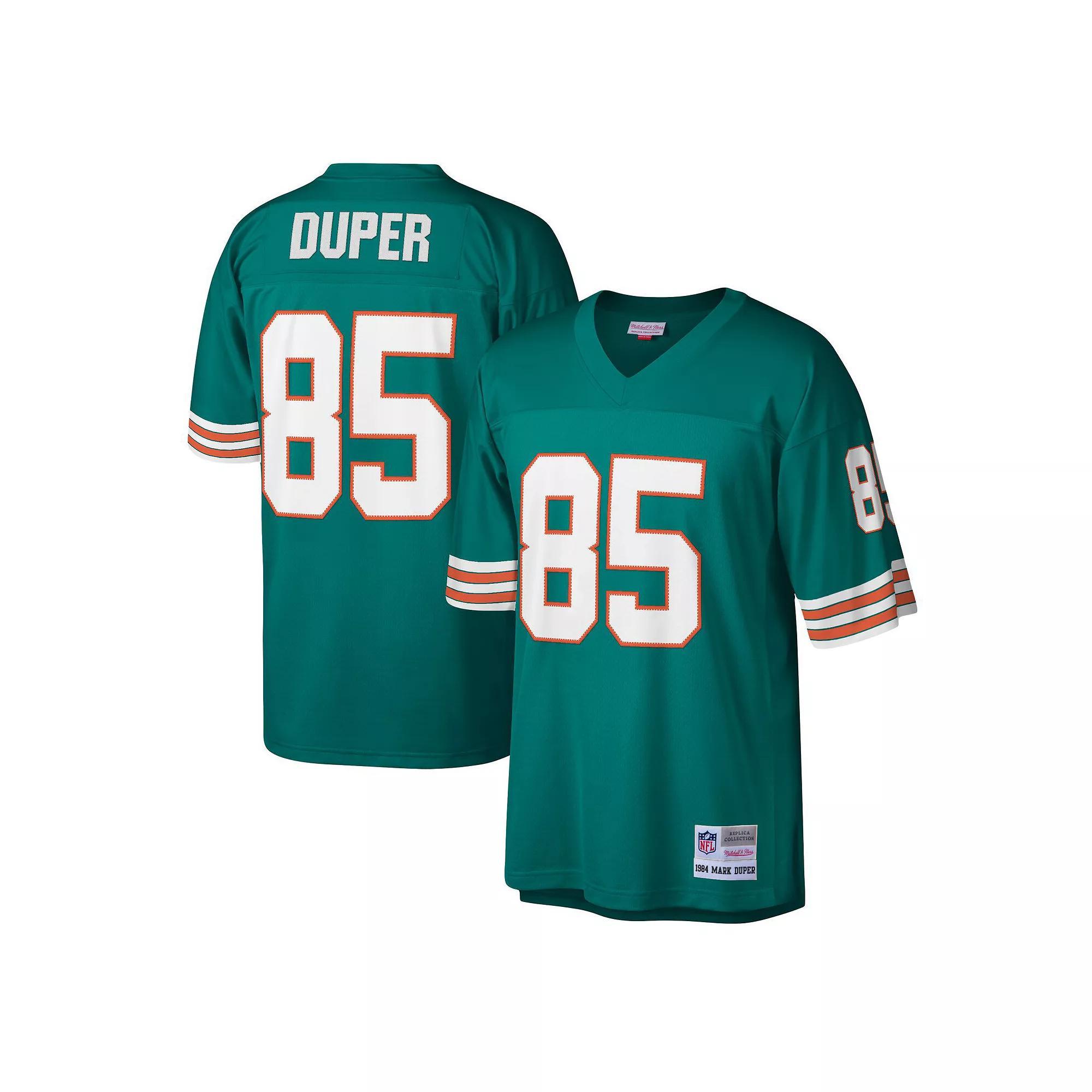 Men's Mitchell & Ness Mark Duper Aqua Miami Dolphins 1984 Legacy Replica Jersey, Size: Small, Turquoise A Product Image