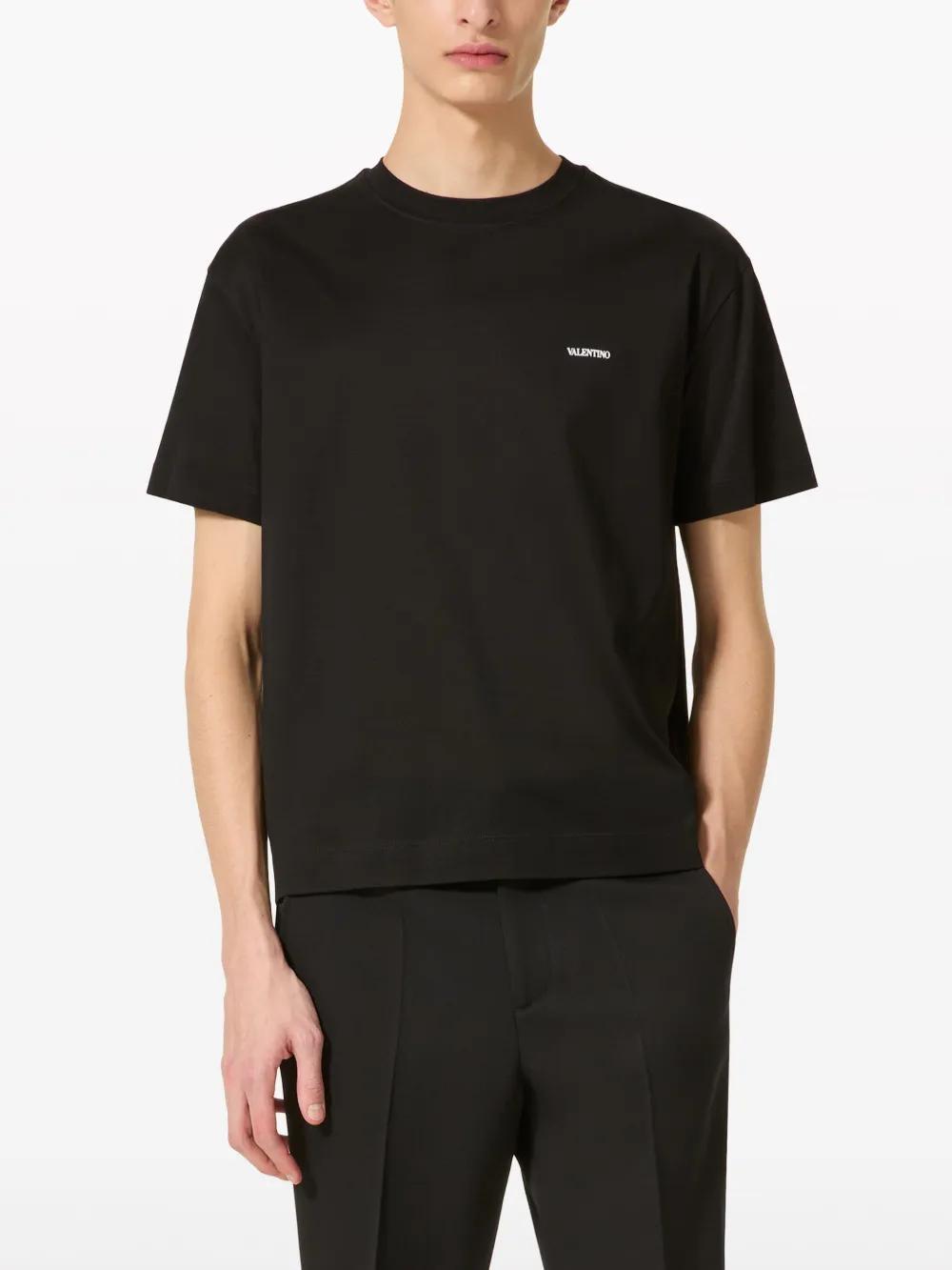 logo-print cotton T-shirt Product Image