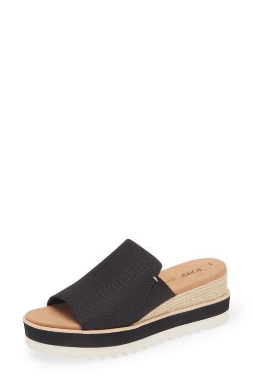Toms Womens Diana Mule Platform Wedge Sandals Product Image