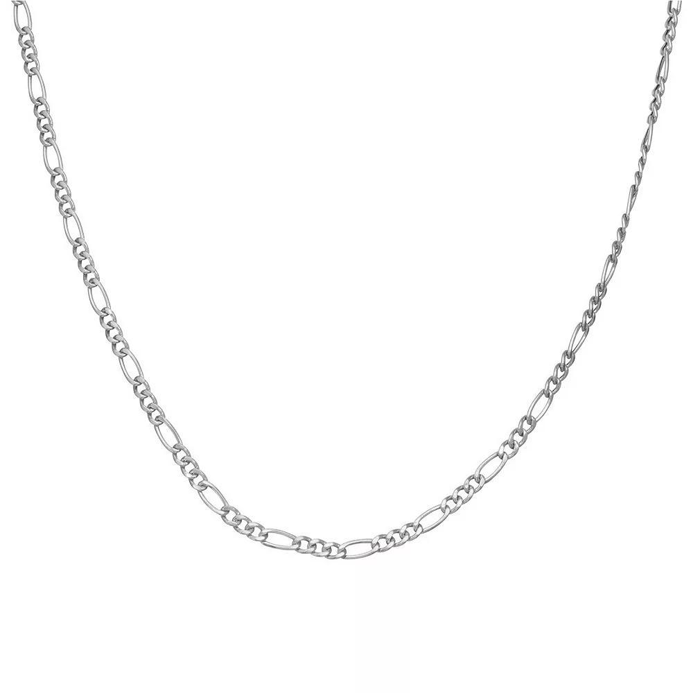 Giorgio di Vicenza Sterling Silver Figaro Chain Necklace, Womens Product Image
