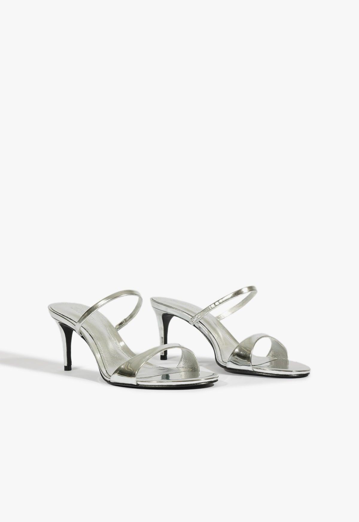 Jessica Mid Mule Metallic Sandal Product Image