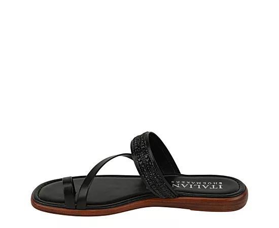 Italian Shoemakers Mavis Women's Thong Sandals, Size: 6, Black Product Image