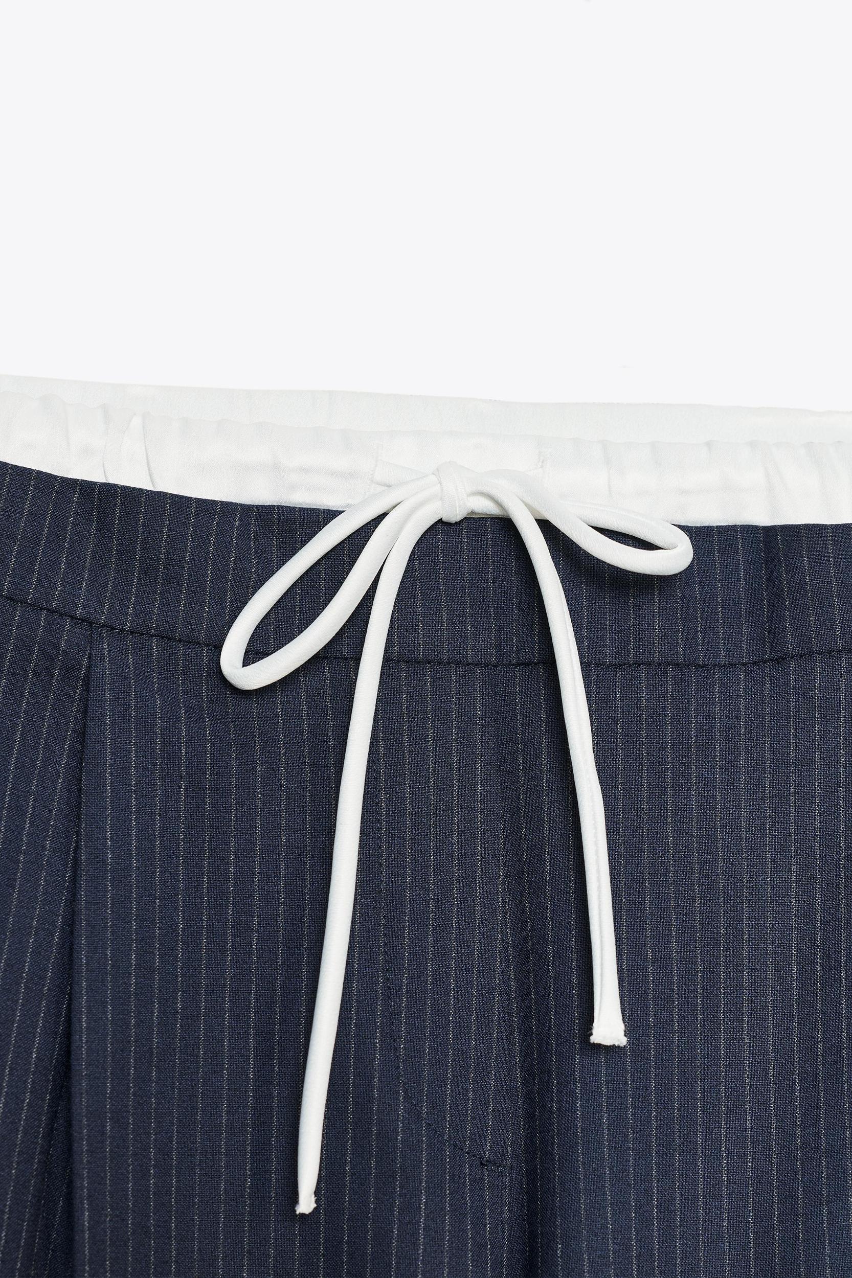 DOUBLE WAIST WIDE LEG PANTS Product Image