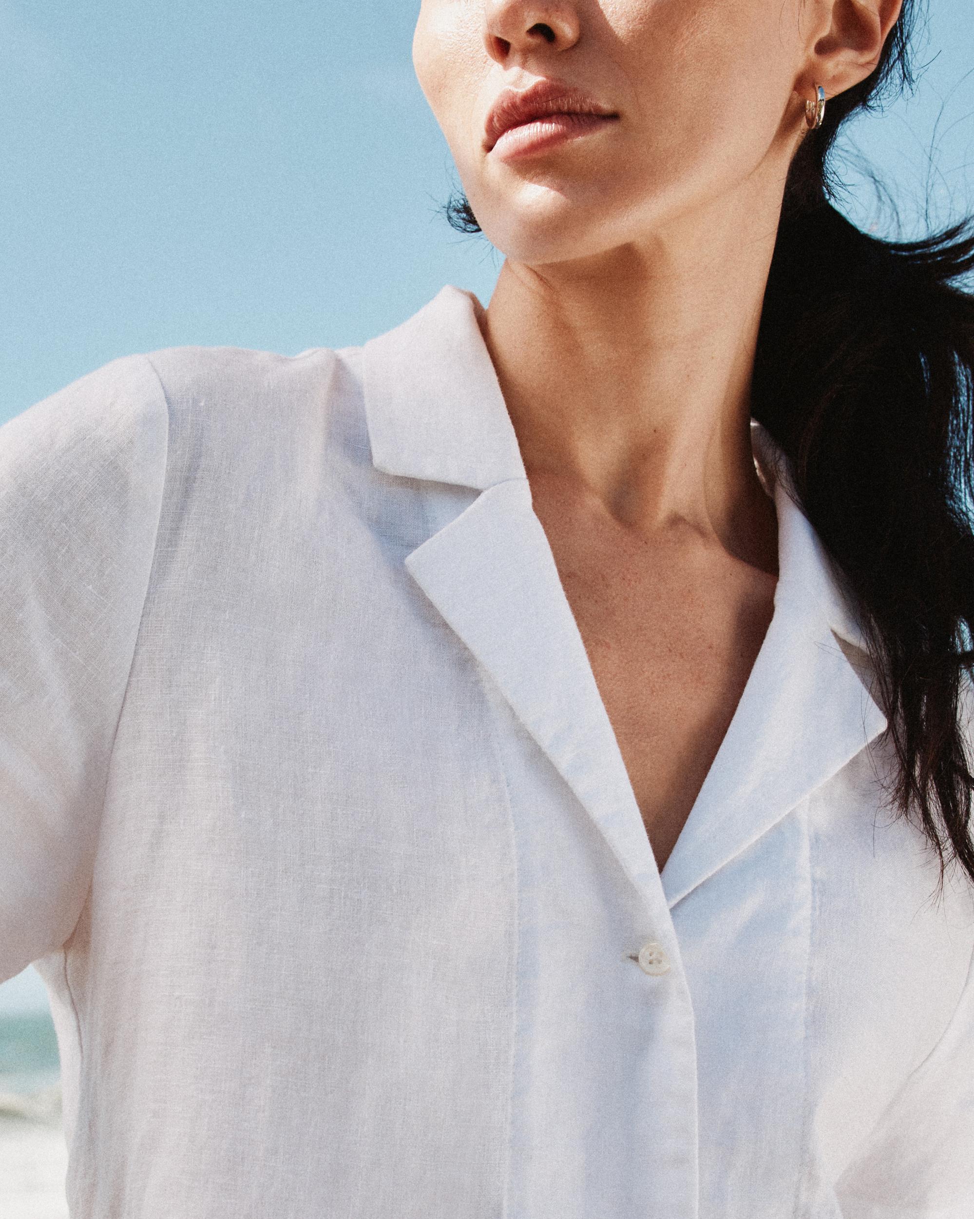 Quince | Women's Short Sleeve Shirt Linen Product Image
