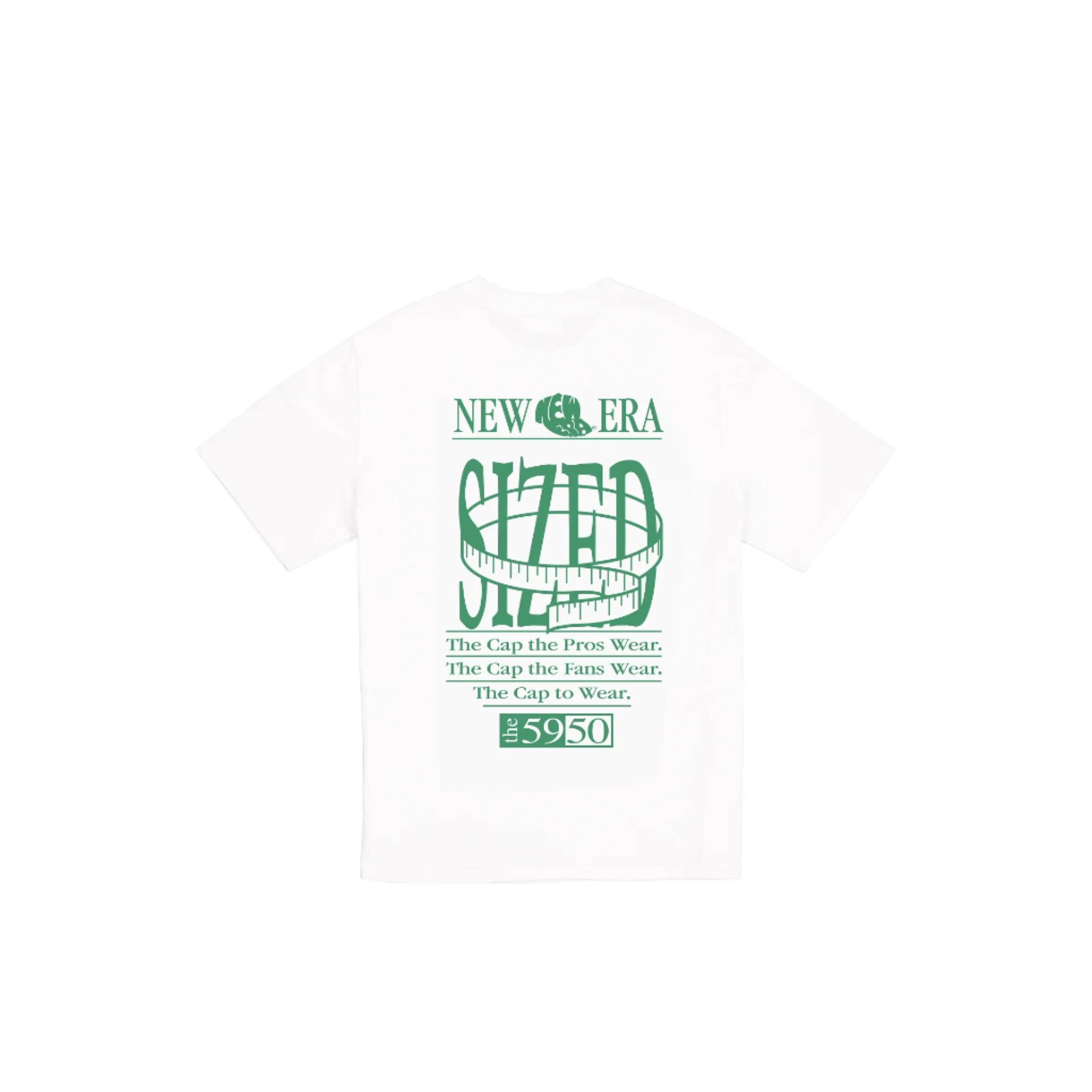Sized Graphic College White T-Shirt Male Product Image