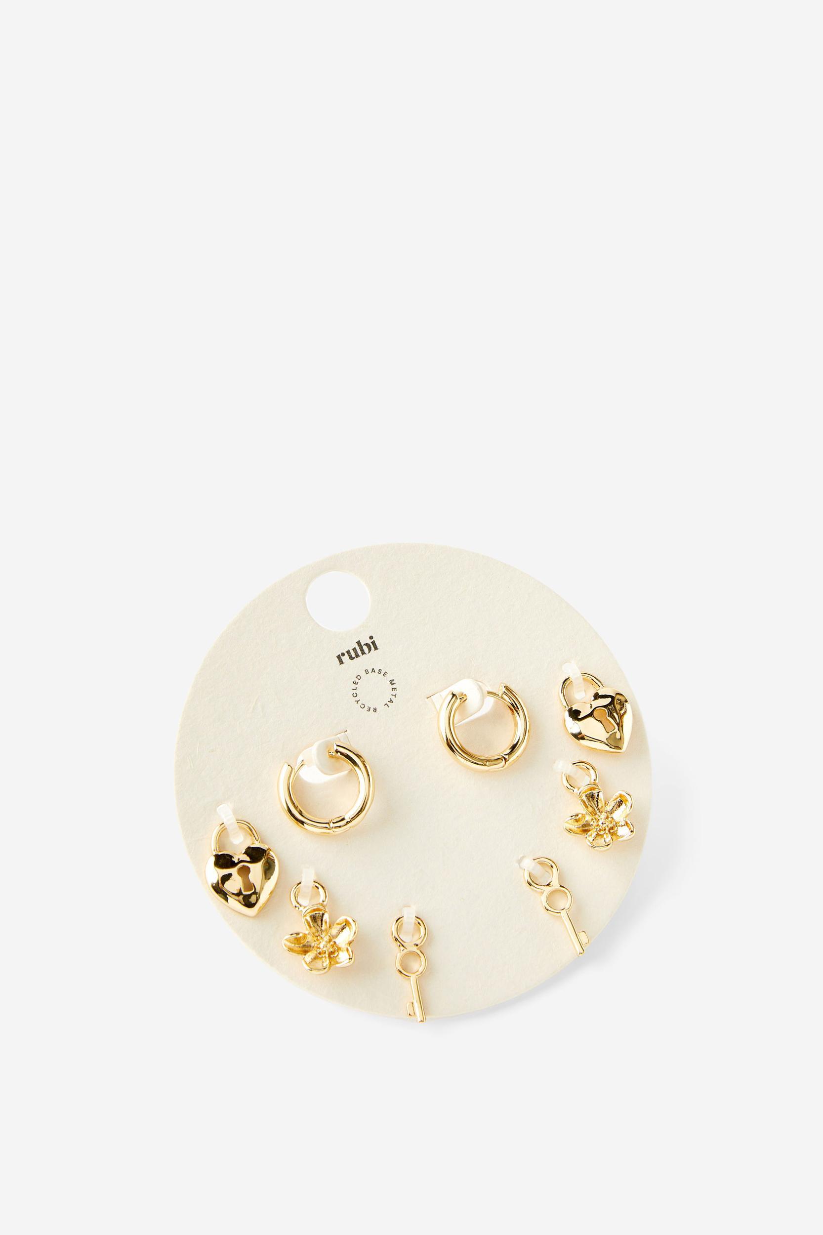 Charm Huggie Set Product Image