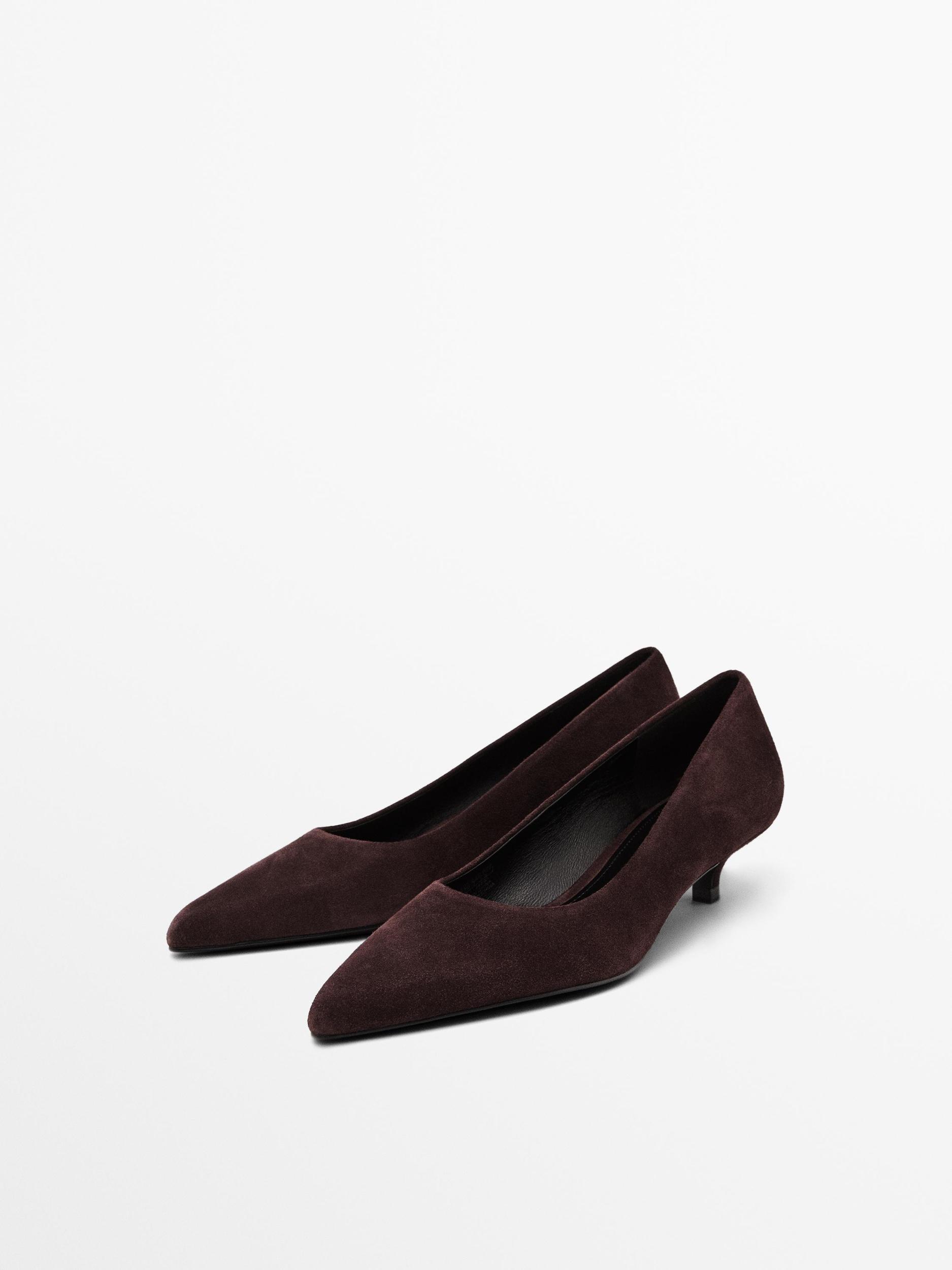 Suede high-heel shoes Product Image