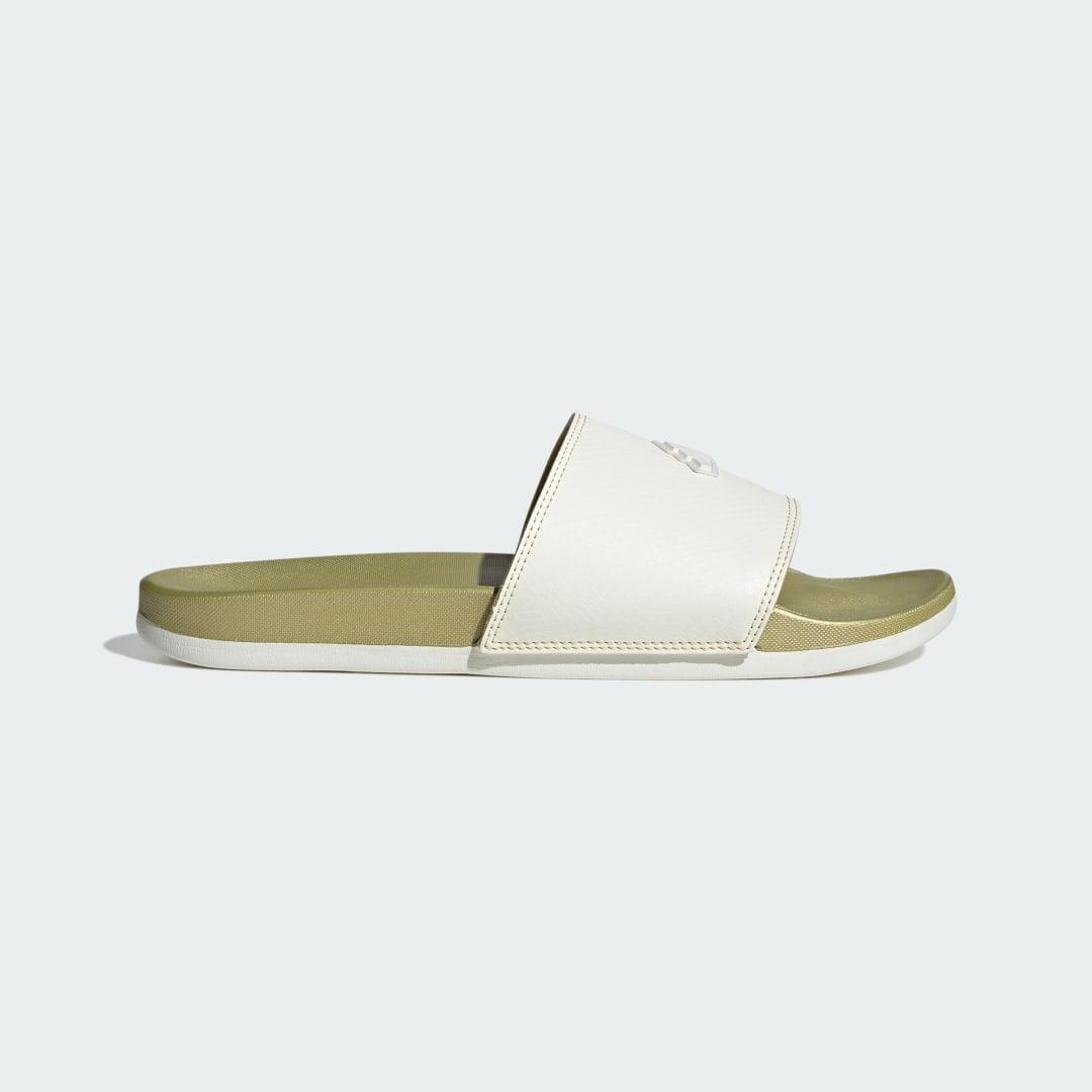 adidas Adilette Comfort Slides Core White M 13 / W 14 Unisex Product Image