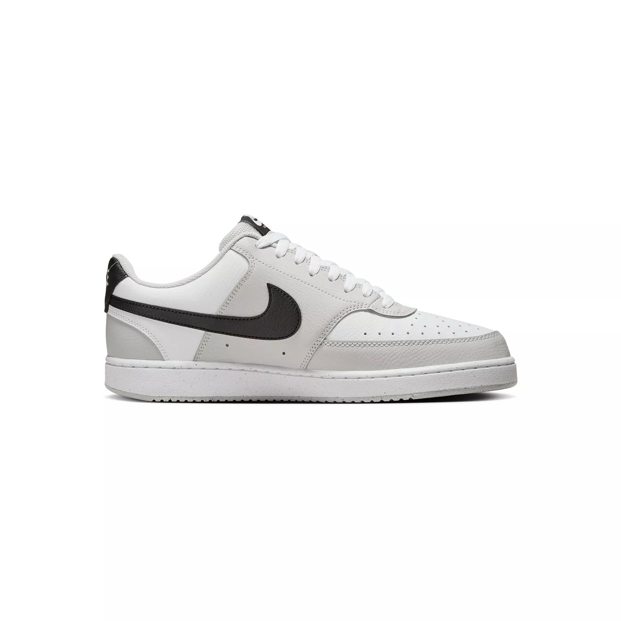 Nike Court Vision Next Nature Men's Low-Top Shoes, Size: 11.5, Gray Fog Black White Product Image