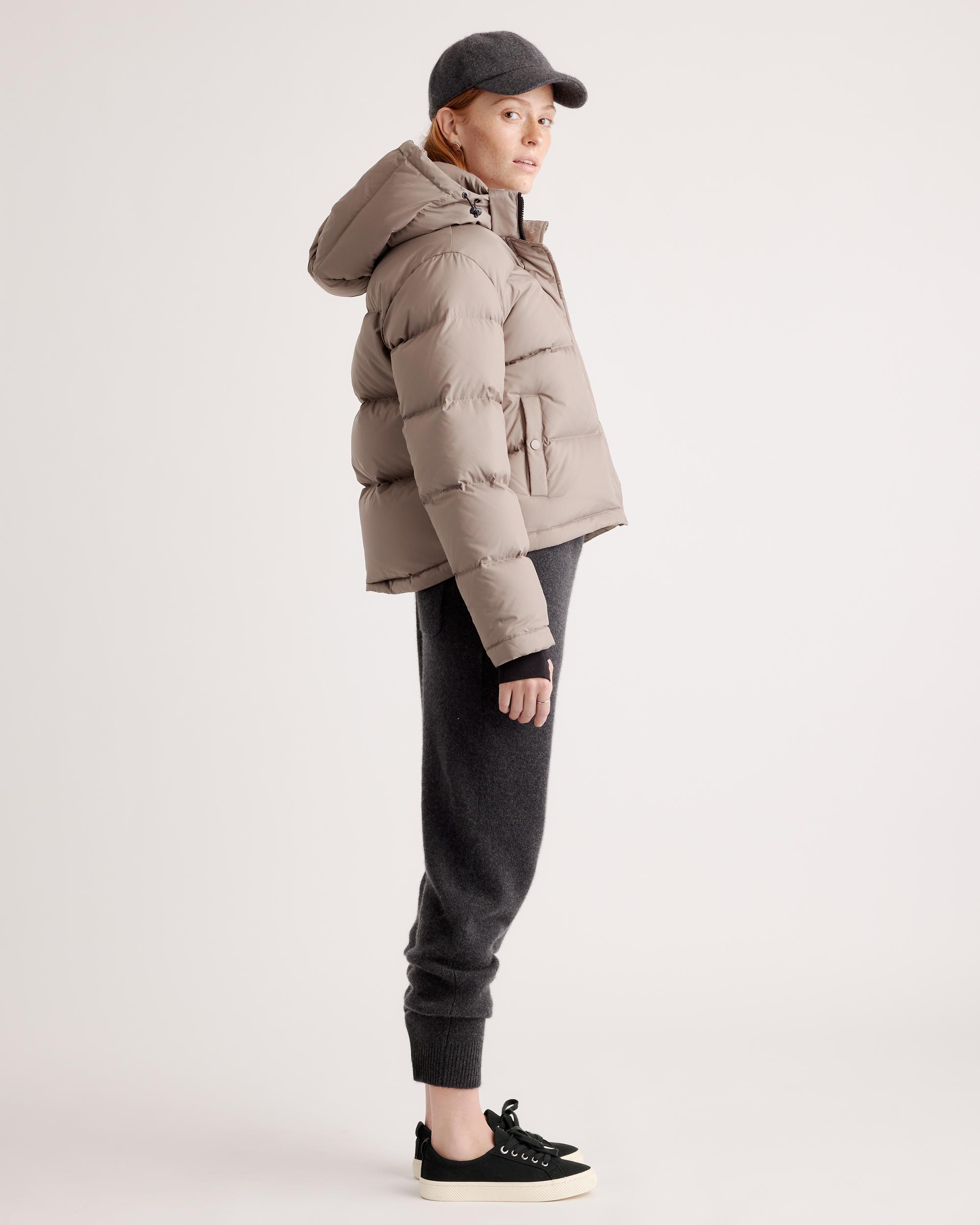 Quince | Women's Responsible Down Cropped Puffer Jacket Size XS, Recycled Polyester Product Image