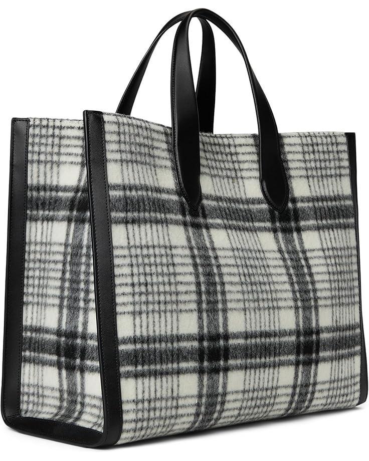 Kate Spade New York Manhattan Studio Plaid Fabric Large Tote Product Image