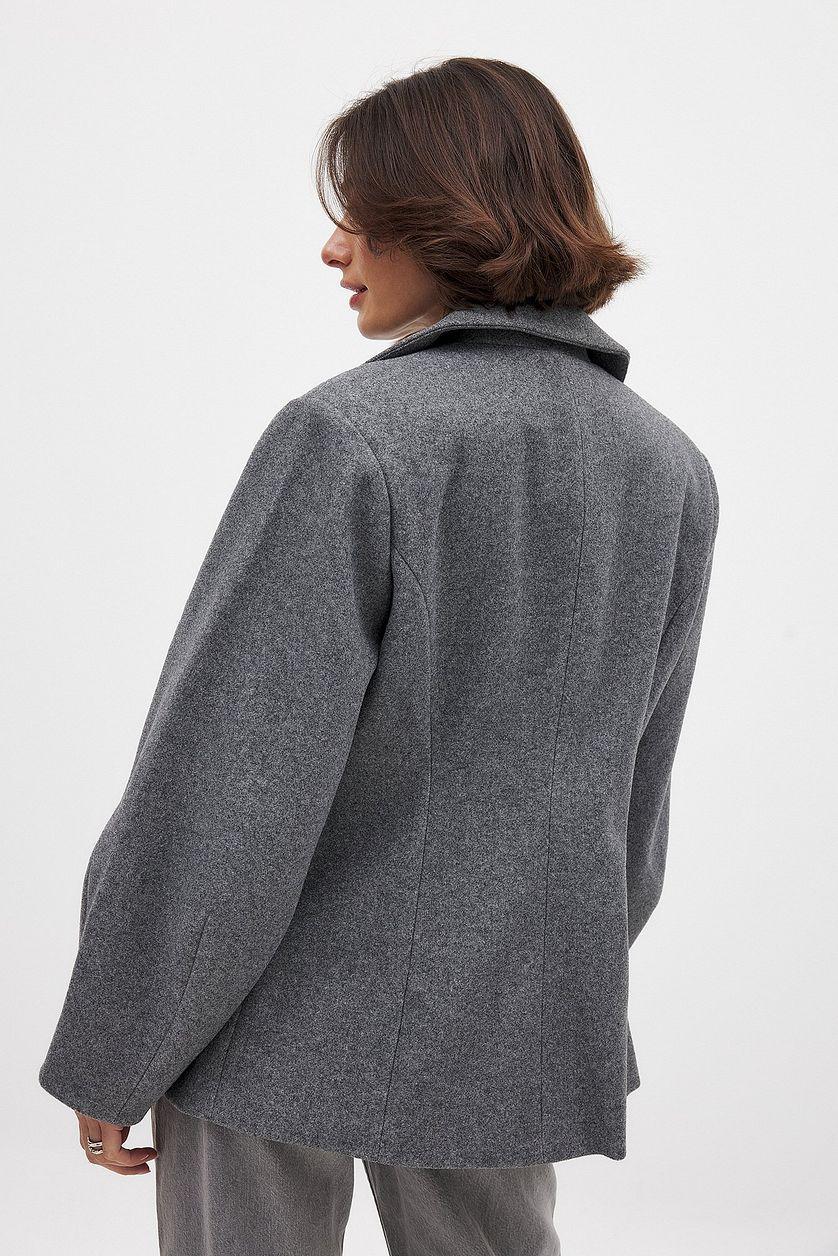 Double Buttoned Short Coat Product Image