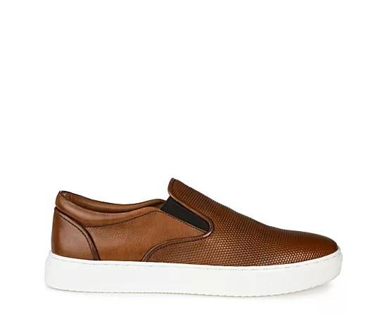 Thomas & Vine Conley Mens Leather Slip-On Sneakers Product Image