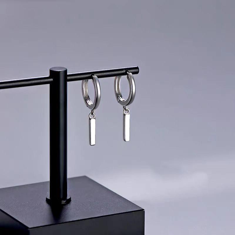 Alloy Drop Huggie Earring Product Image