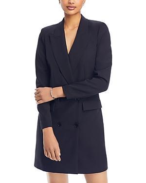 Womens Ivy Double-Breasted Twill Blazer Dress Product Image