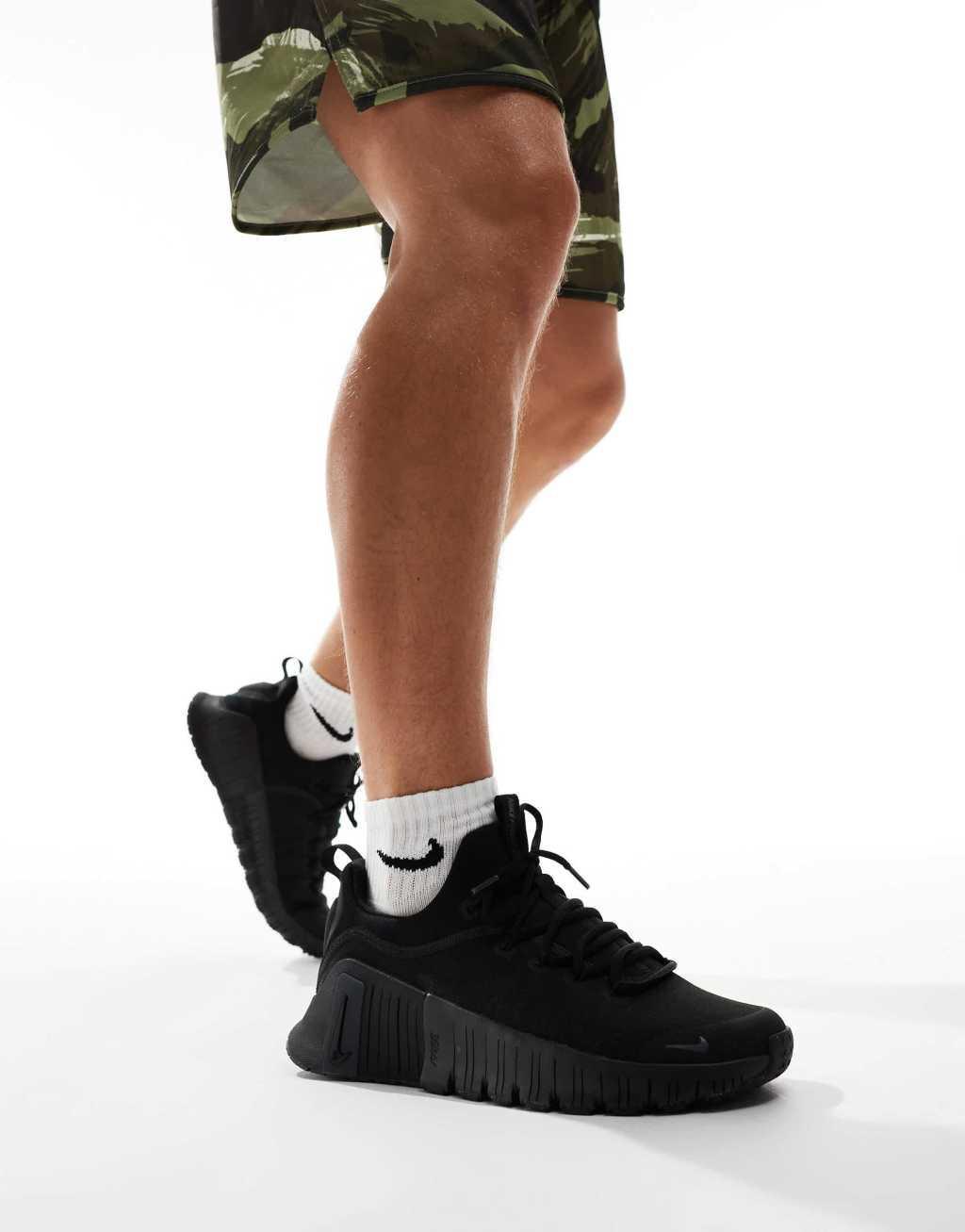 Nike Training Free Metcon 6 sneakers black Product Image