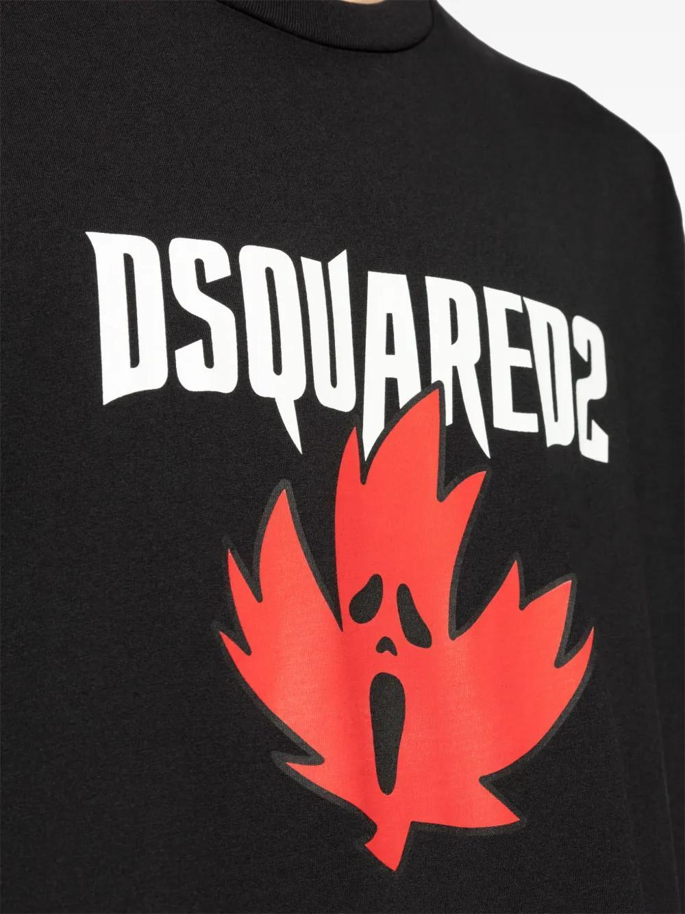 logo-print cotton T-shirt  Product Image